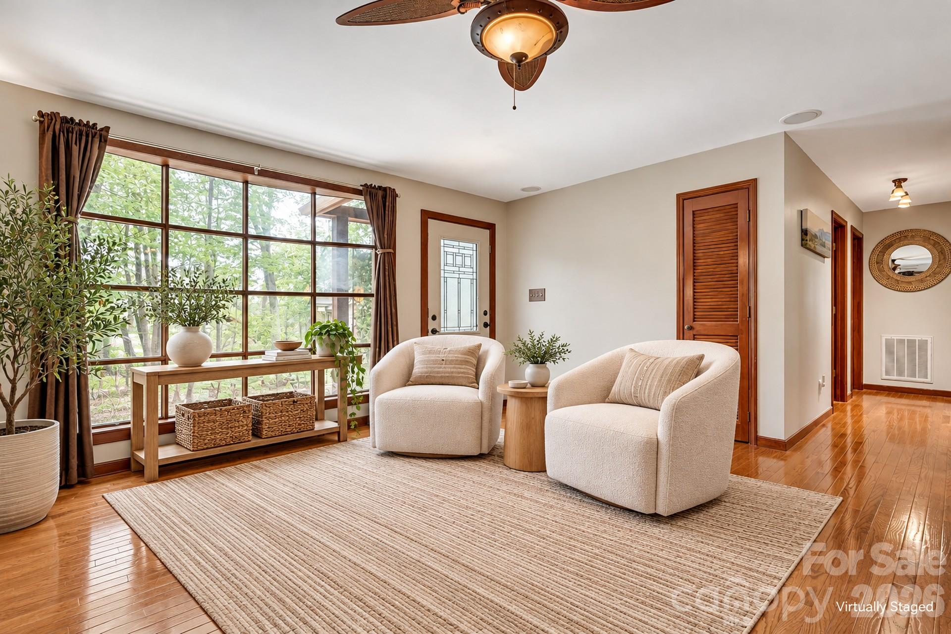 Living Room Virtually Staged 7697 Katherine Drive - 7697 Katherine Drive, Denver