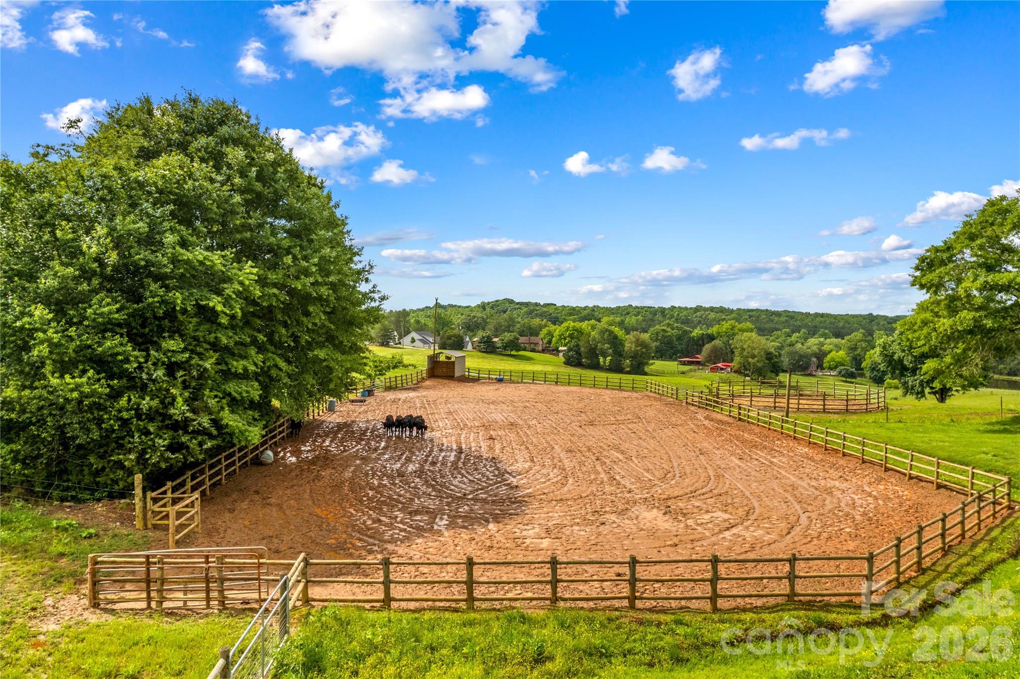 Lighted Riding Arena - 296 Hicks Creek Road, Troutman