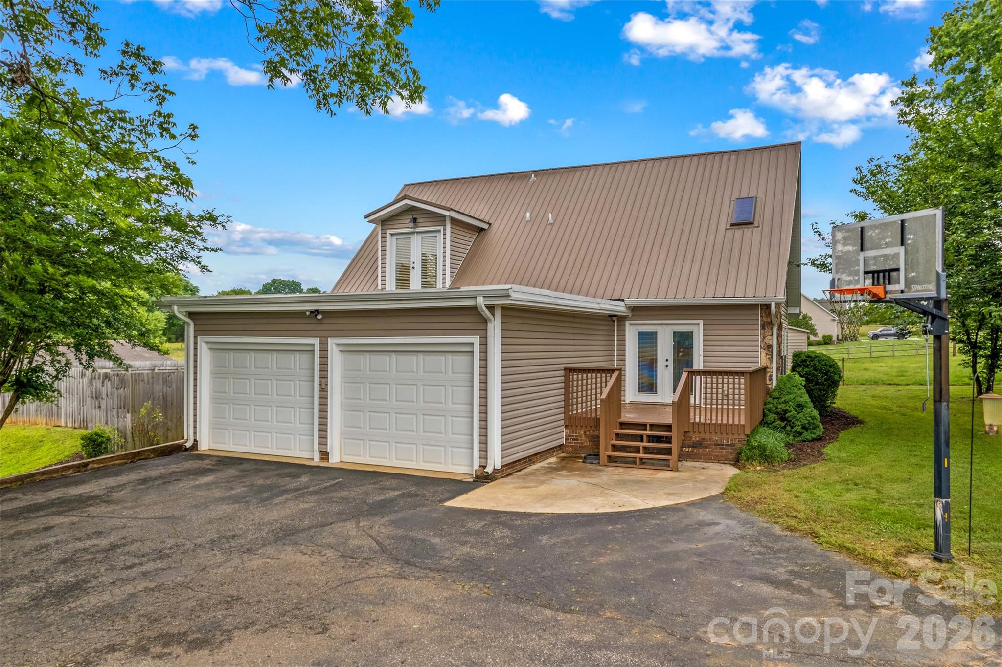 Side Load Two Car Garage - 296 Hicks Creek Road, Troutman