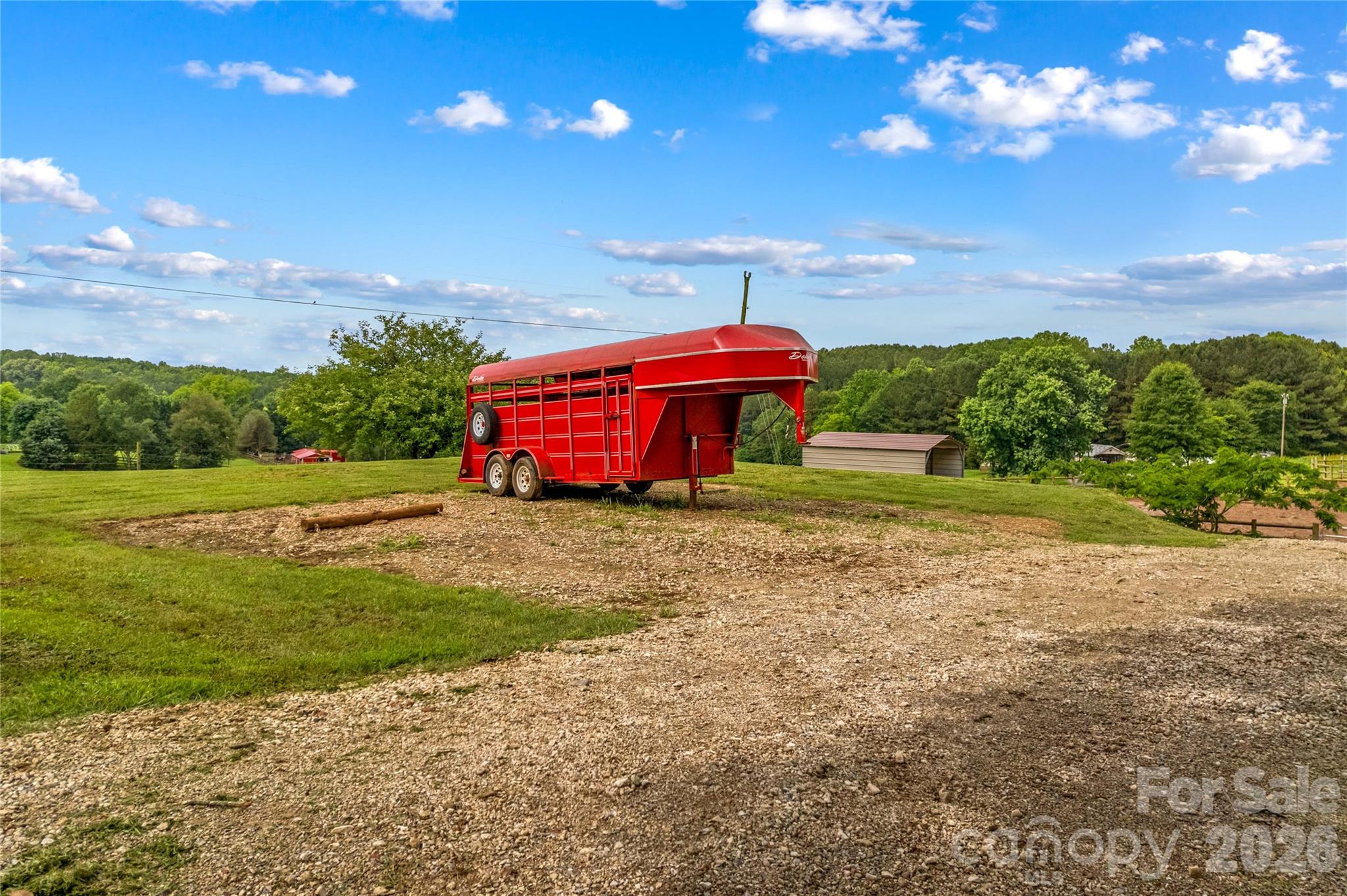 Plenty of Parking area for Trailer, Camper, Boat - 296 Hicks Creek Road, Troutman