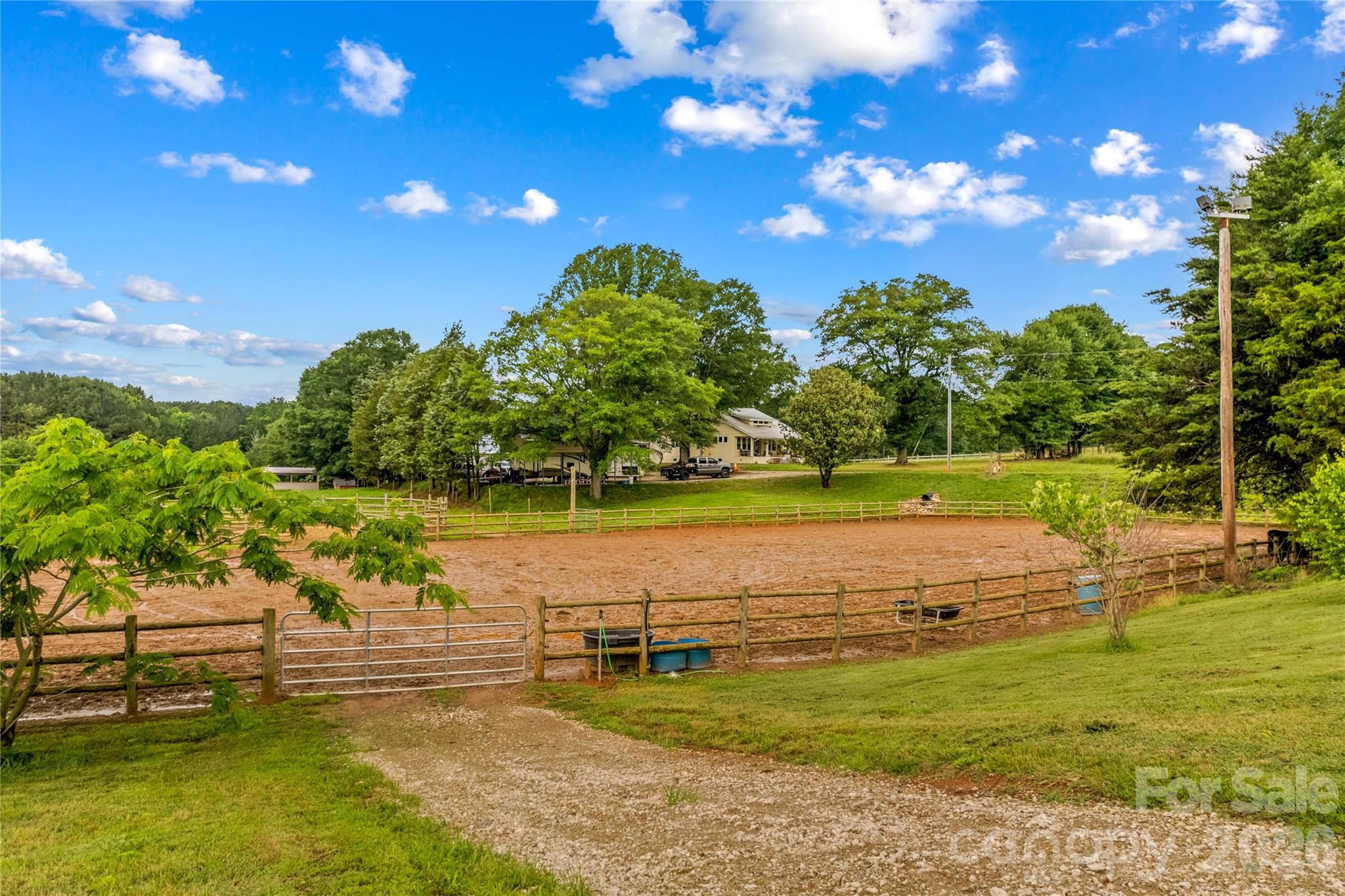 110' x 250' Lighted Riding Arena - 296 Hicks Creek Road, Troutman