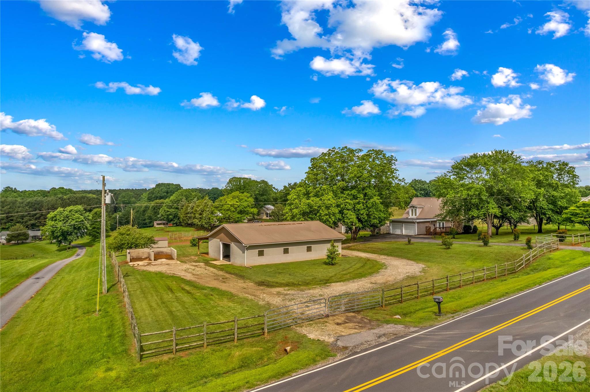 View of Barn - 296 Hicks Creek Road, Troutman