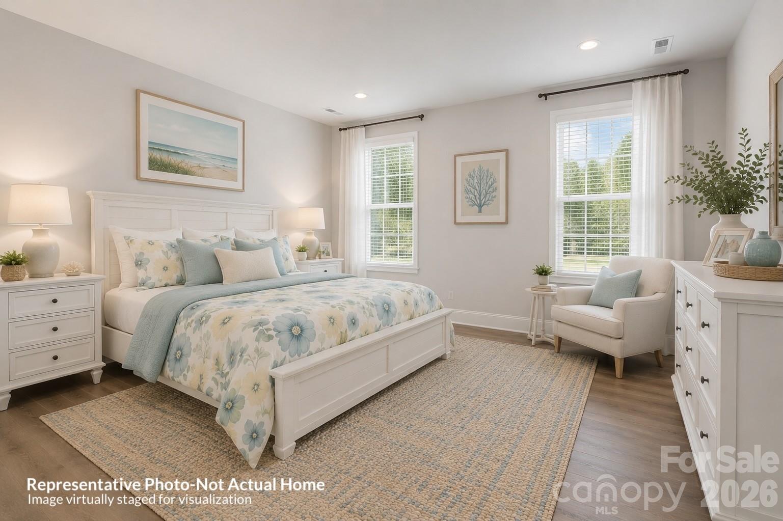 Staged Main Bedroom-Merlot - 10233 Rainier Trail Drive NW, Huntersville