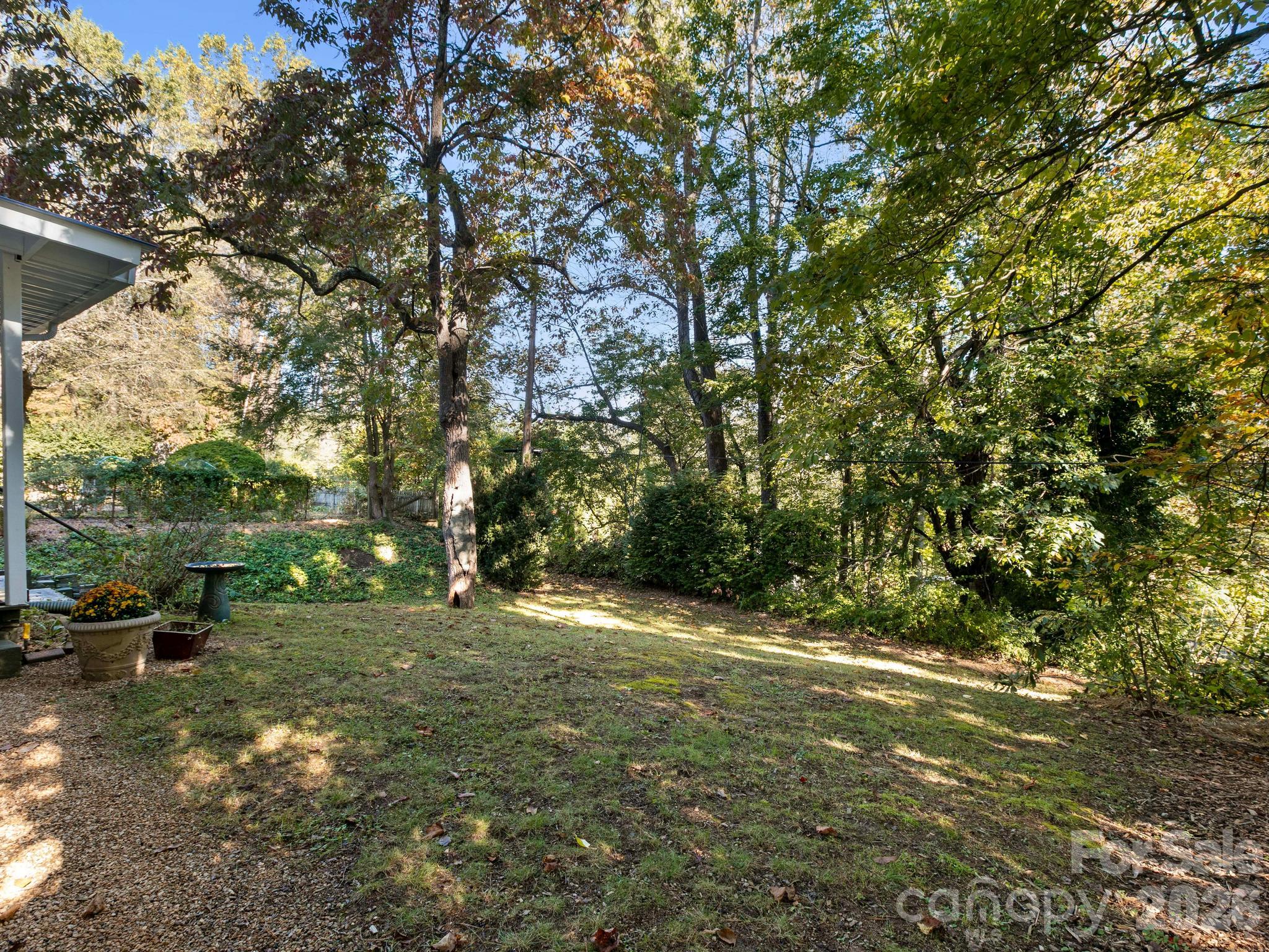 secluded backyard views - 119 Briarwood Lane, Hendersonville