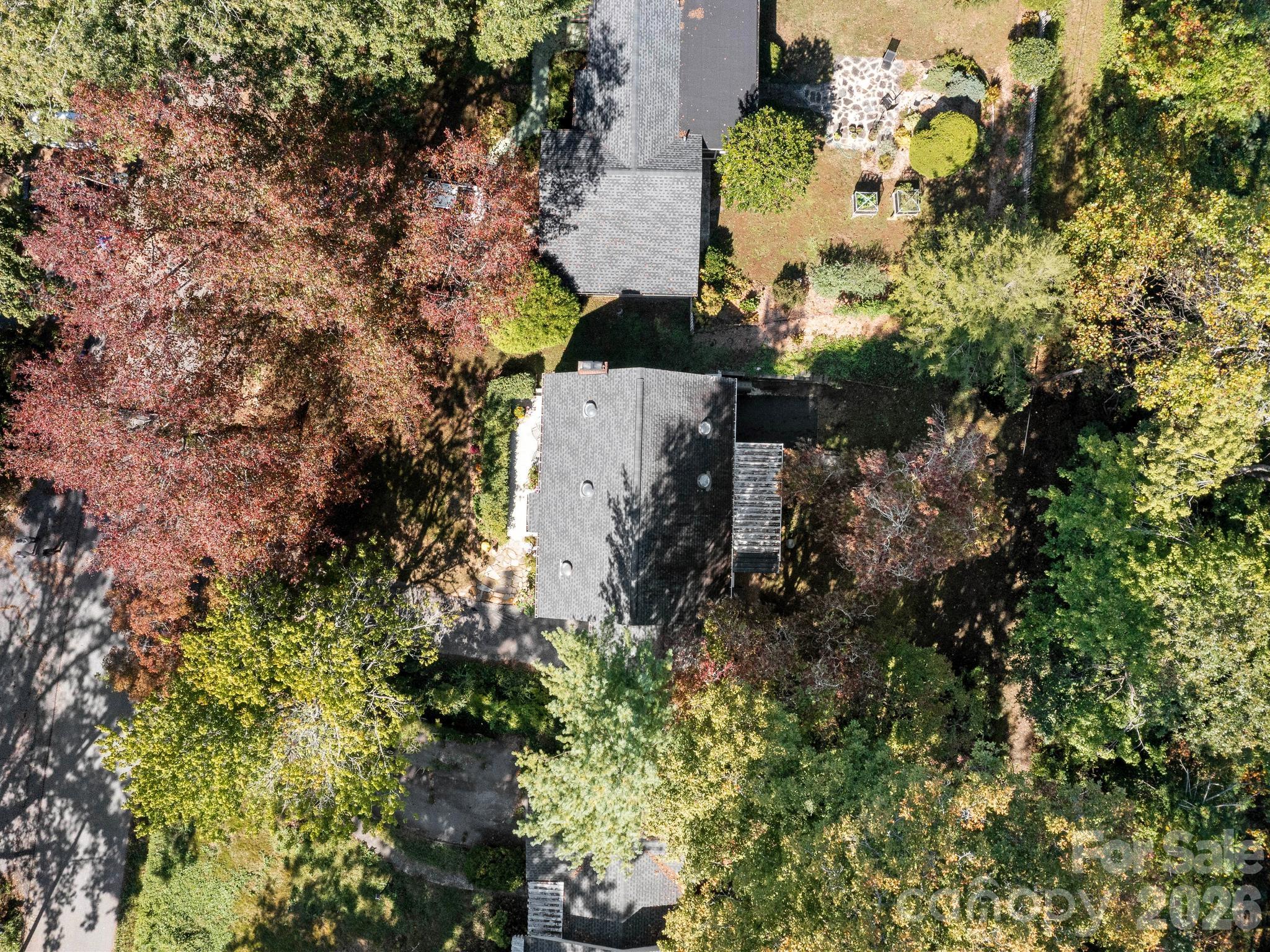 aerial view - 119 Briarwood Lane, Hendersonville