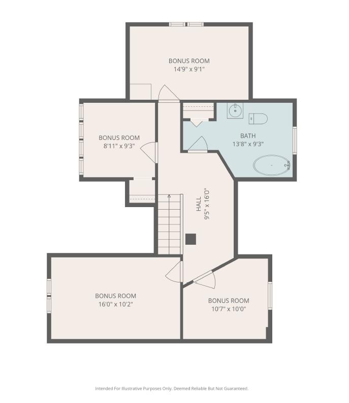 Upper Floor Plan - 50 Epsom Street, Waynesville