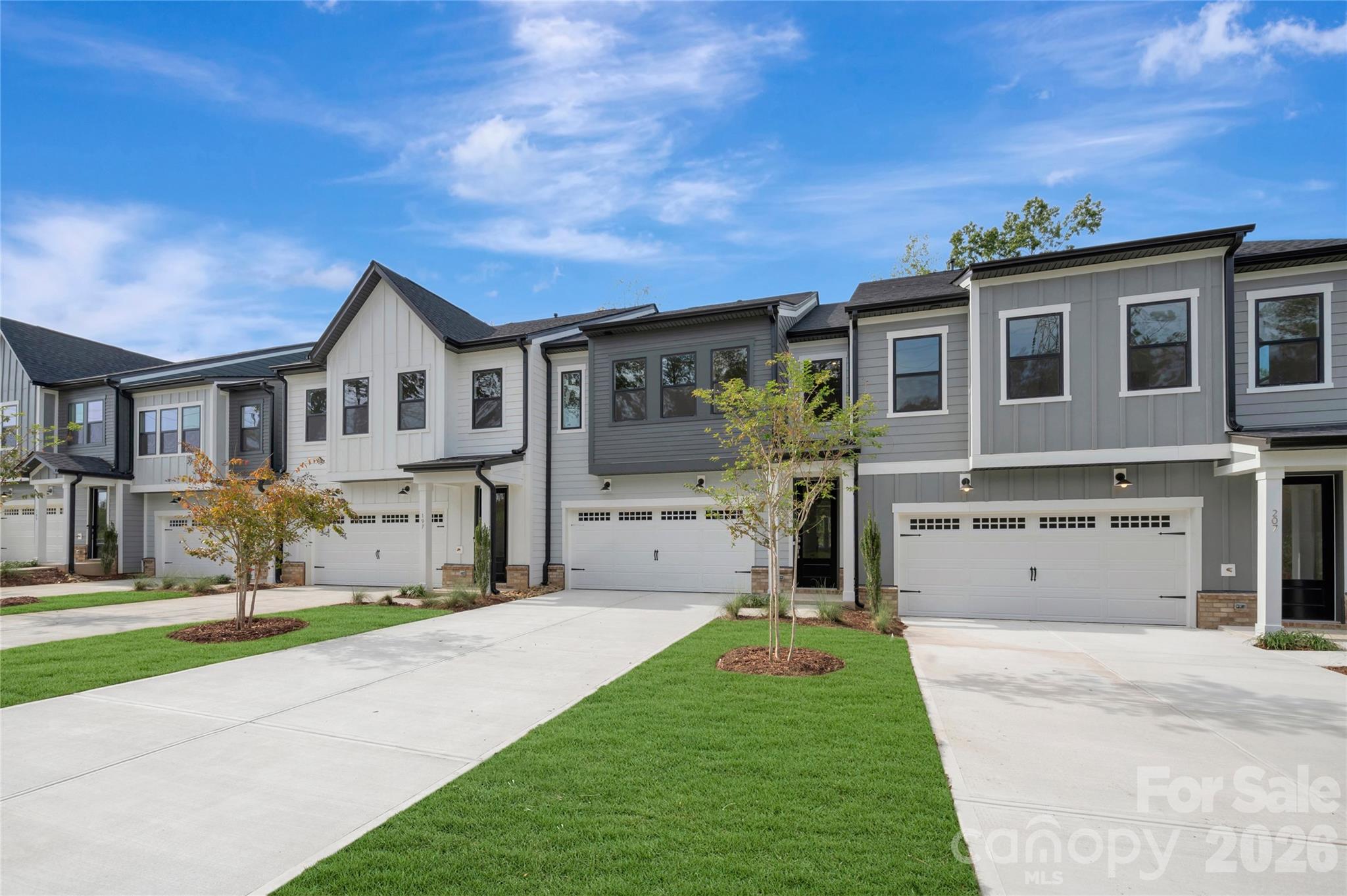 Full length driveway and 2 bay garage - 201 Landy Street, Fort Mill