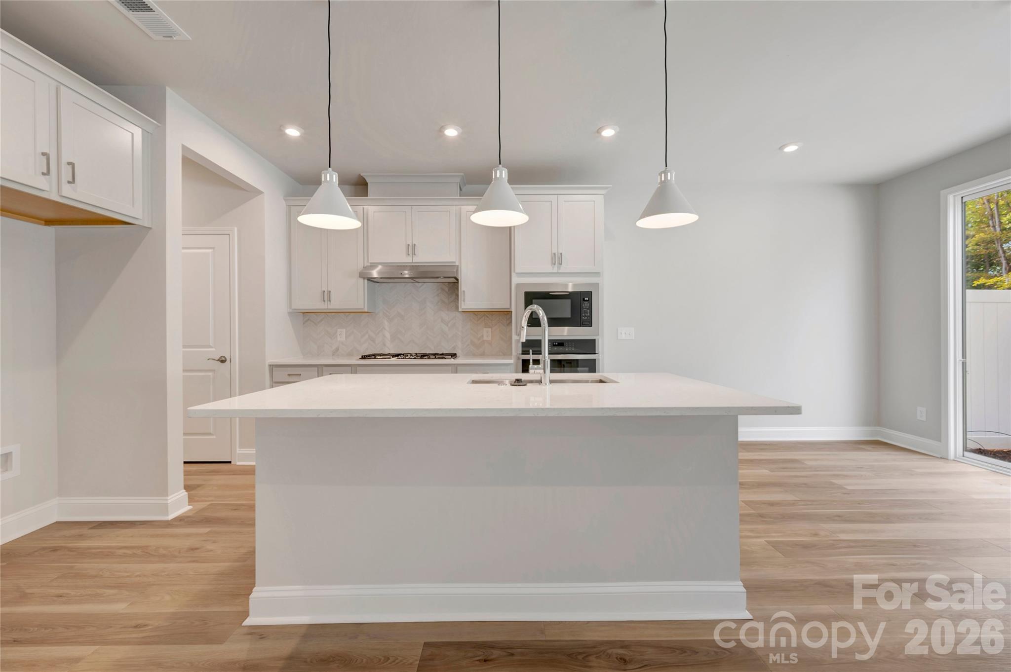 Gourmet kitchen with island - 201 Landy Street, Fort Mill