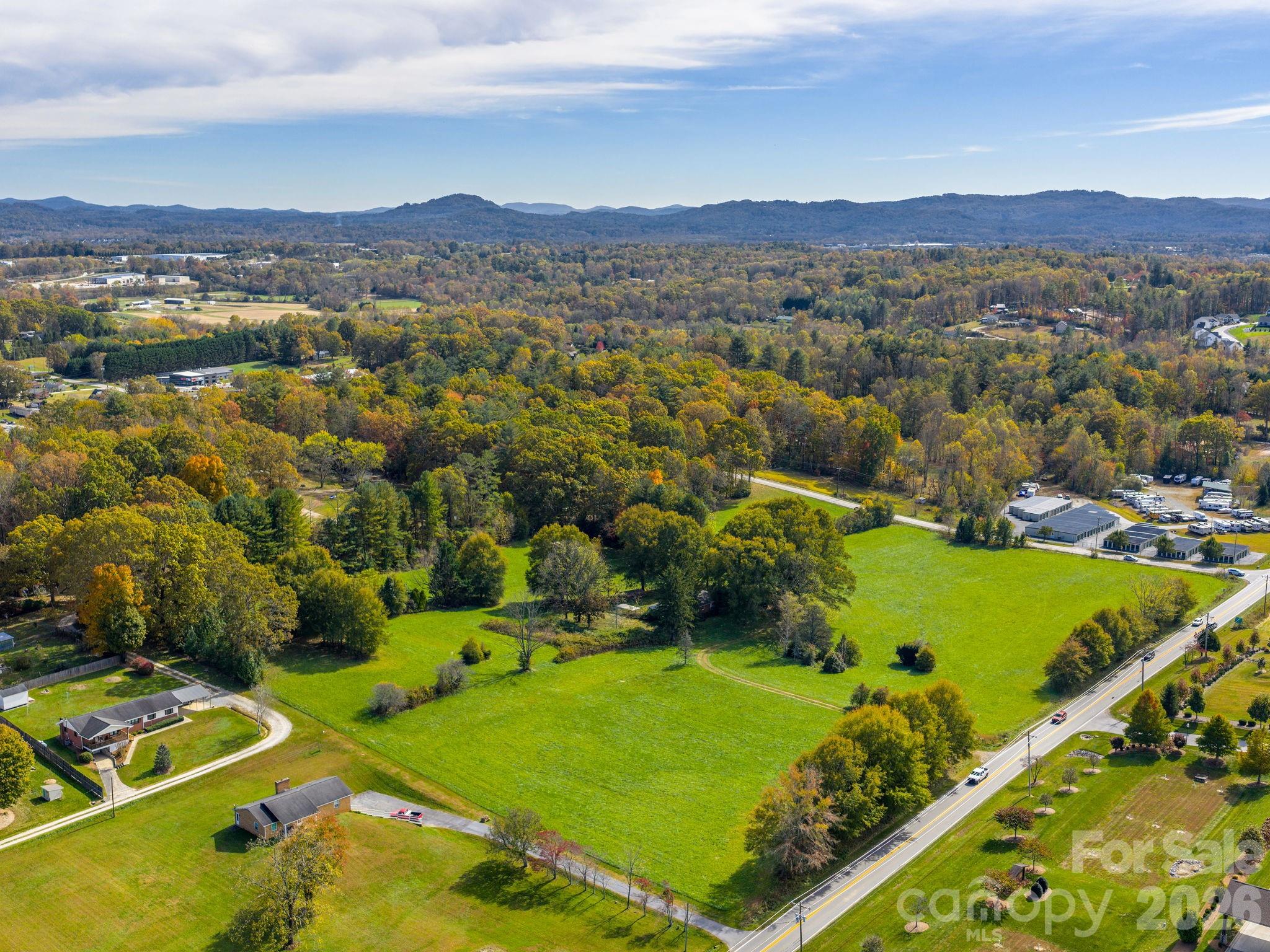 Aerial - 5620 Old Haywood Road, Mills River