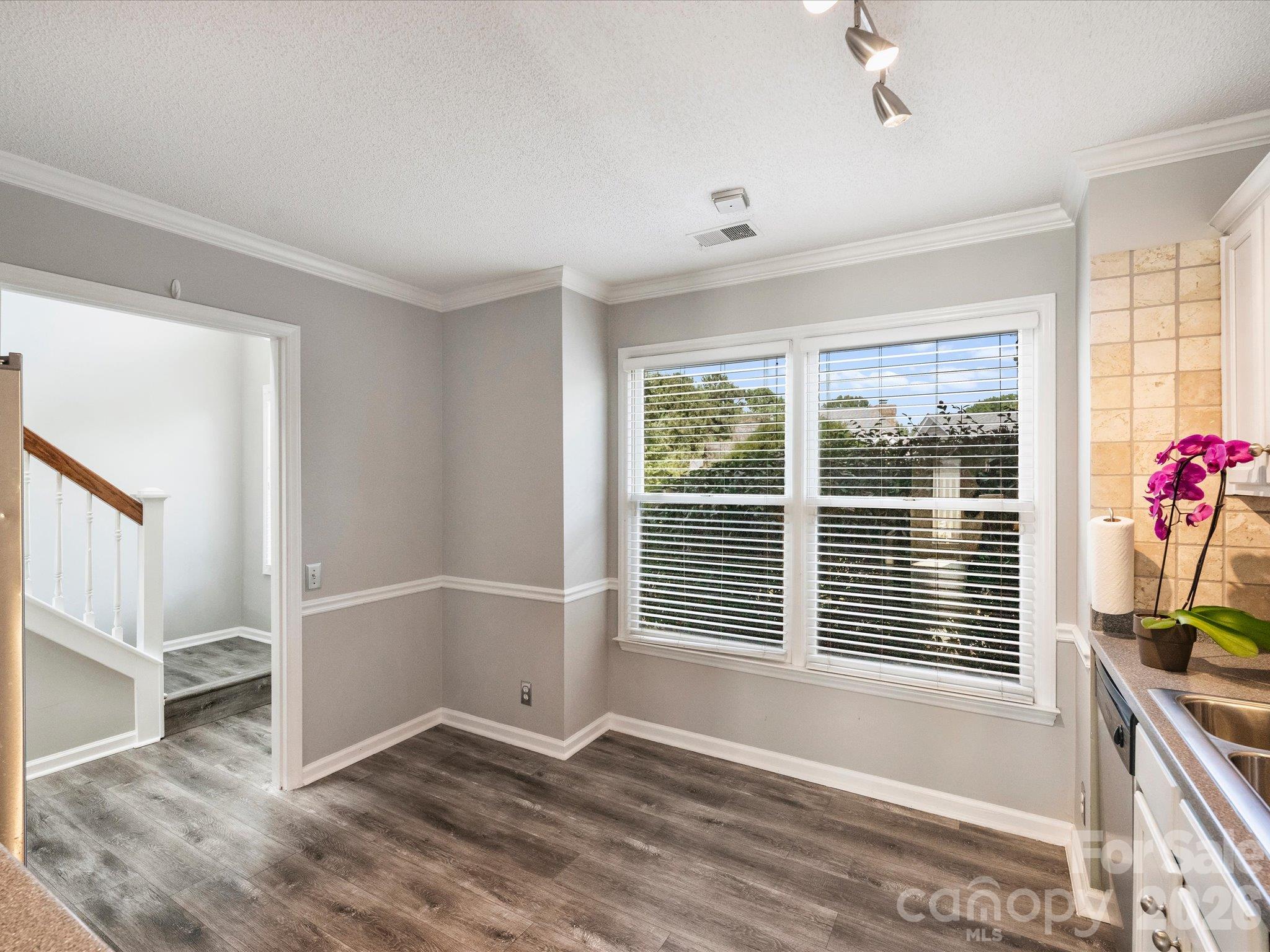 Kitchen with Room for Small Breakfast Table or Island - 7243 Meeting Street, Charlotte