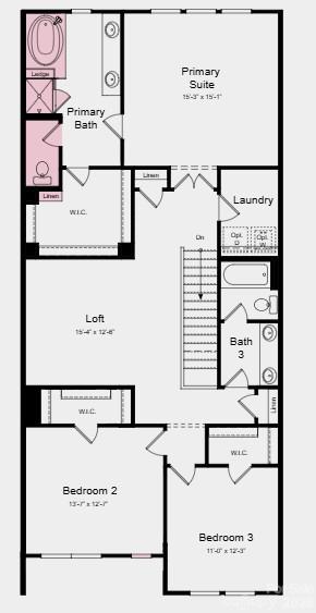 Main Level - Additional Highlights Include: extended laminate on first floor and second sink at bath 3 - 21230 Lake Run Drive, Charlotte