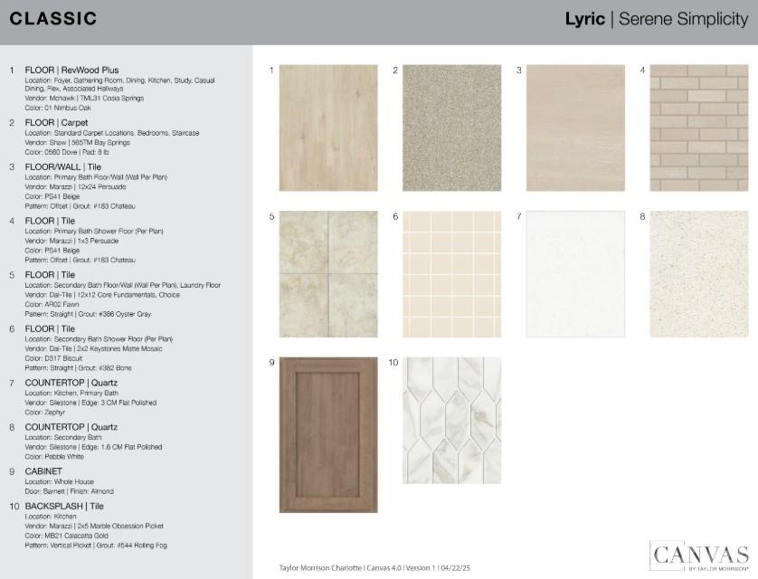 21238 Lake Run Drive design selections! This home is currently under construction and selections are subject to change. - 21238 Lake Run Drive, Charlotte