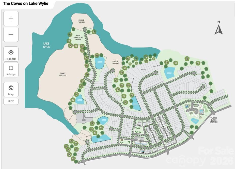 The Coves on Lake Wylie Sitemap - 21238 Lake Run Drive, Charlotte