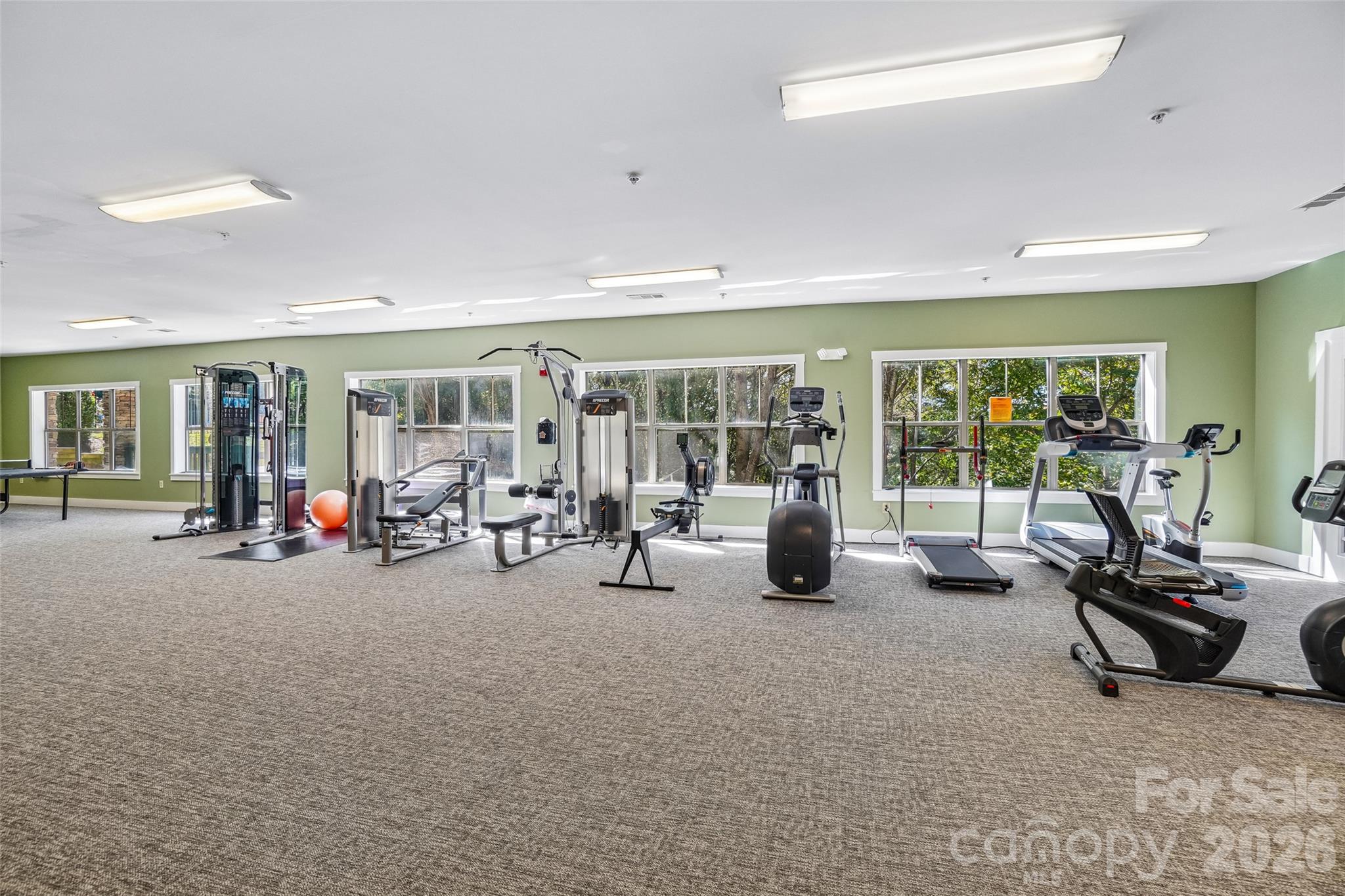 Some of the machines in the community fitness center. - 9 Kenilworth Knolls, Asheville