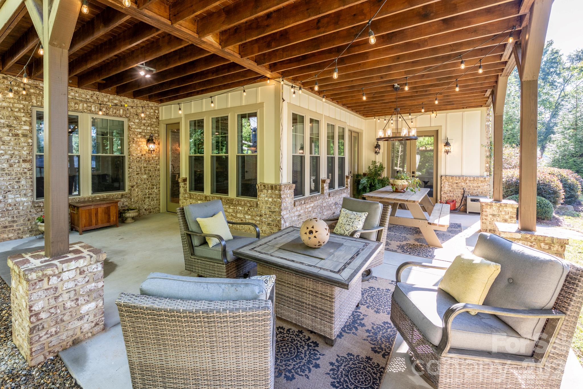 Lower level covered Patio - 1285 Saunders Drive, Catawba