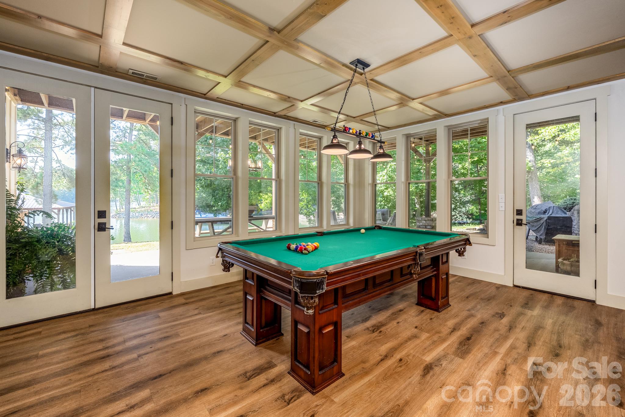 Basement Billiard area - 1285 Saunders Drive, Catawba