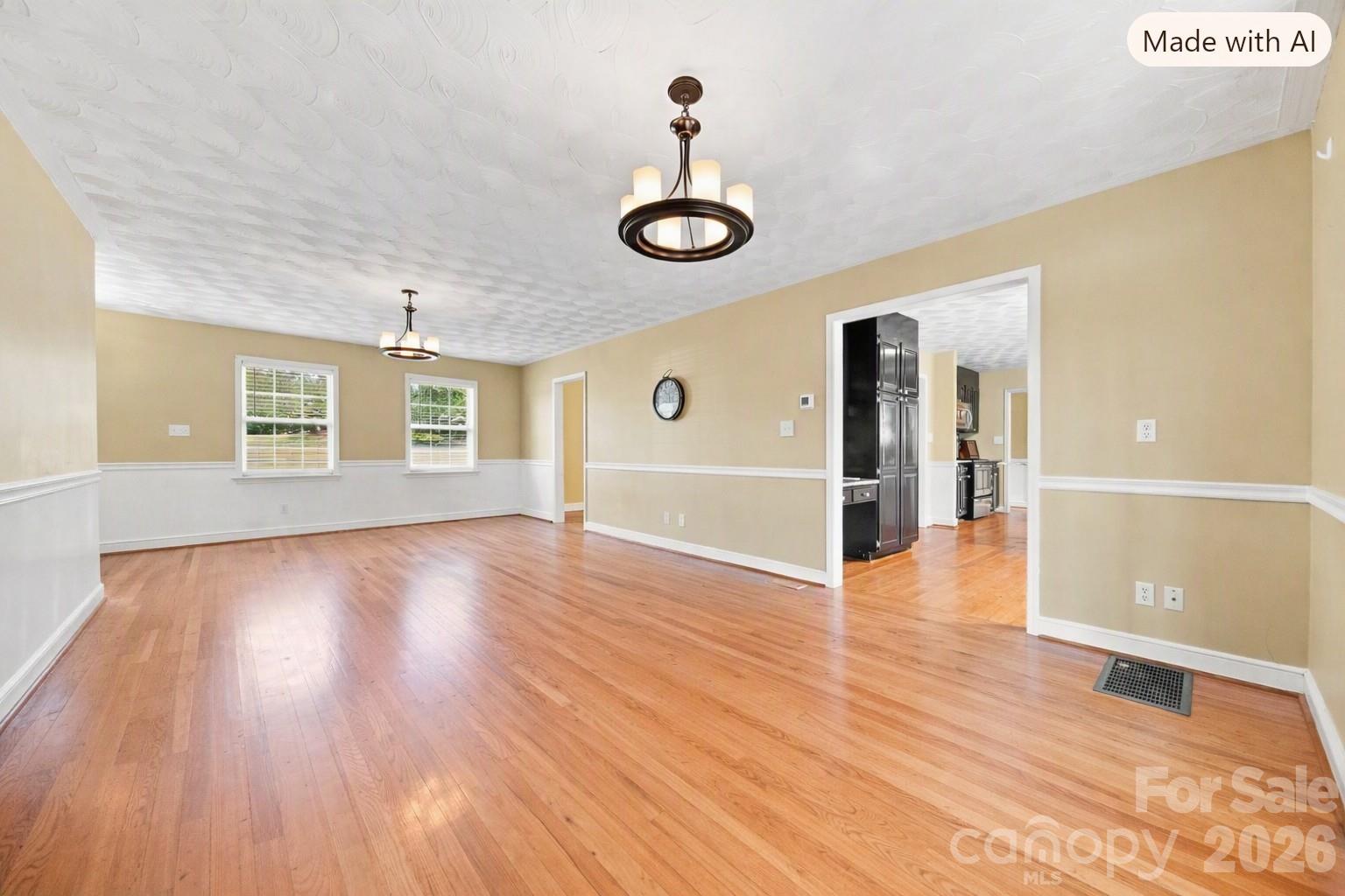 sunny and spacious living room - 4948 Betty Drive NE, Hickory