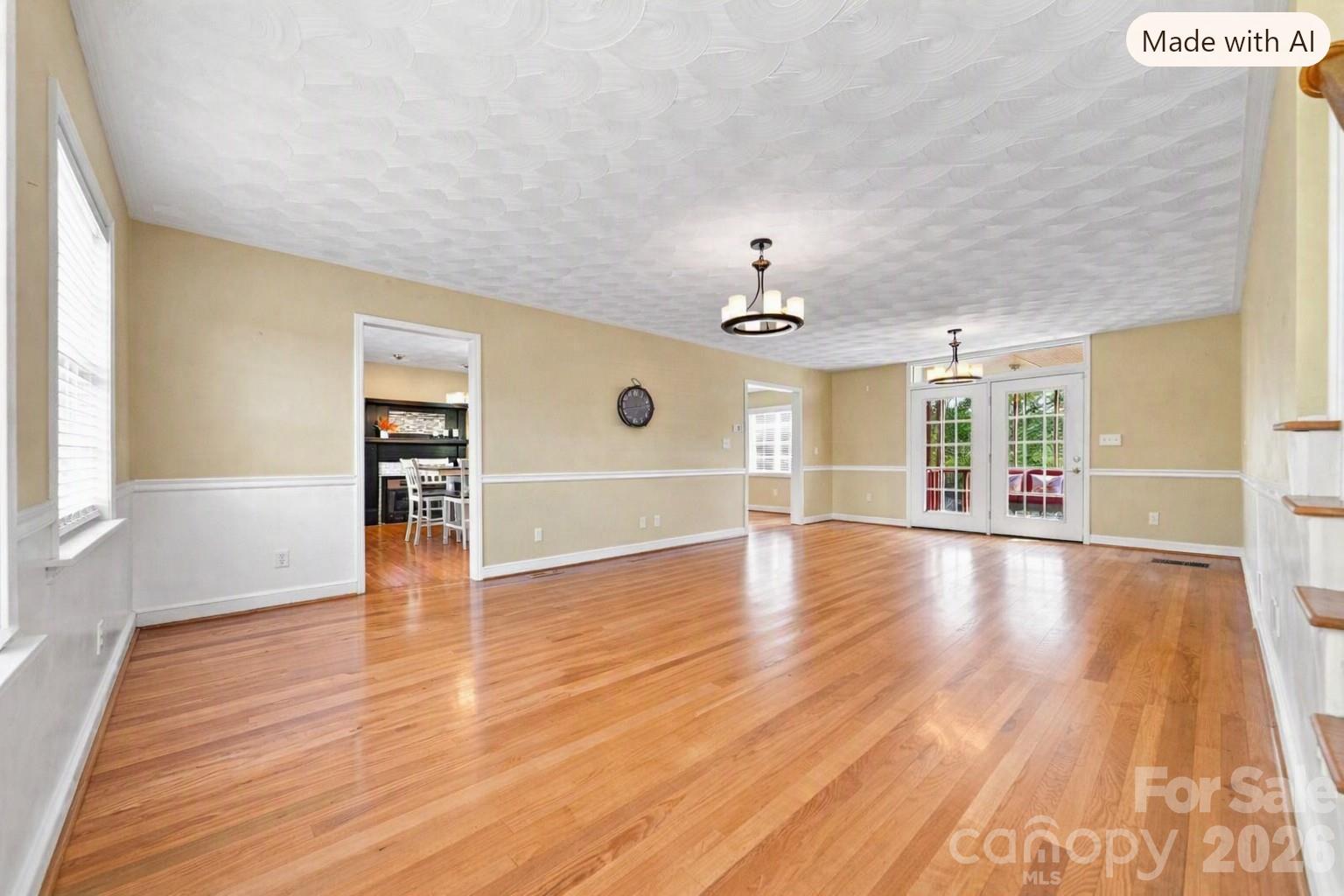sunny and spacious living room - 4948 Betty Drive NE, Hickory