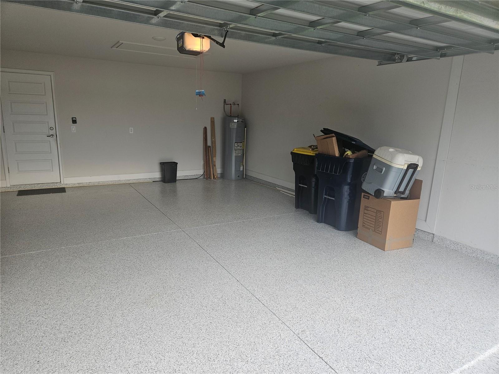 Inside view of Garage Epoxied Floor - 4222 JULIANA LAKE DR, AUBURNDALE