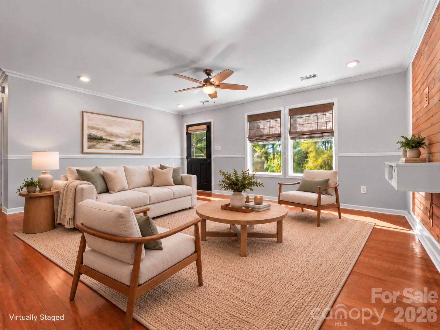 Virtually Staged Living Room - 36 Tempie Lane, Arden