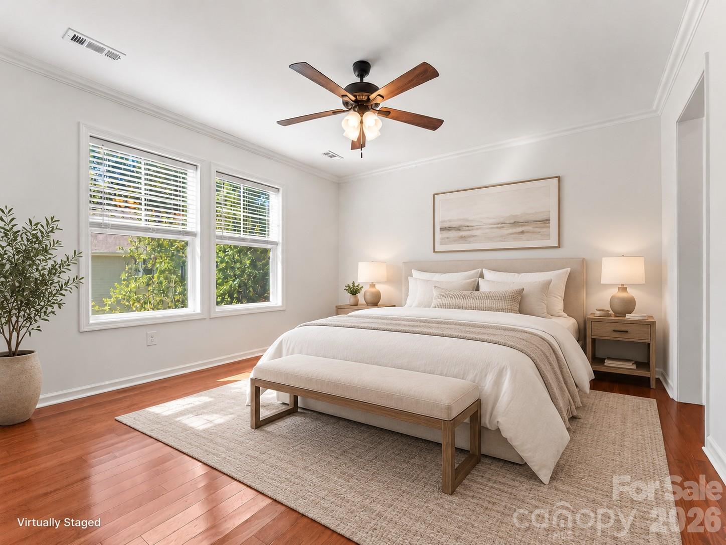 Virtually Staged Primary bedroom - 36 Tempie Lane, Arden