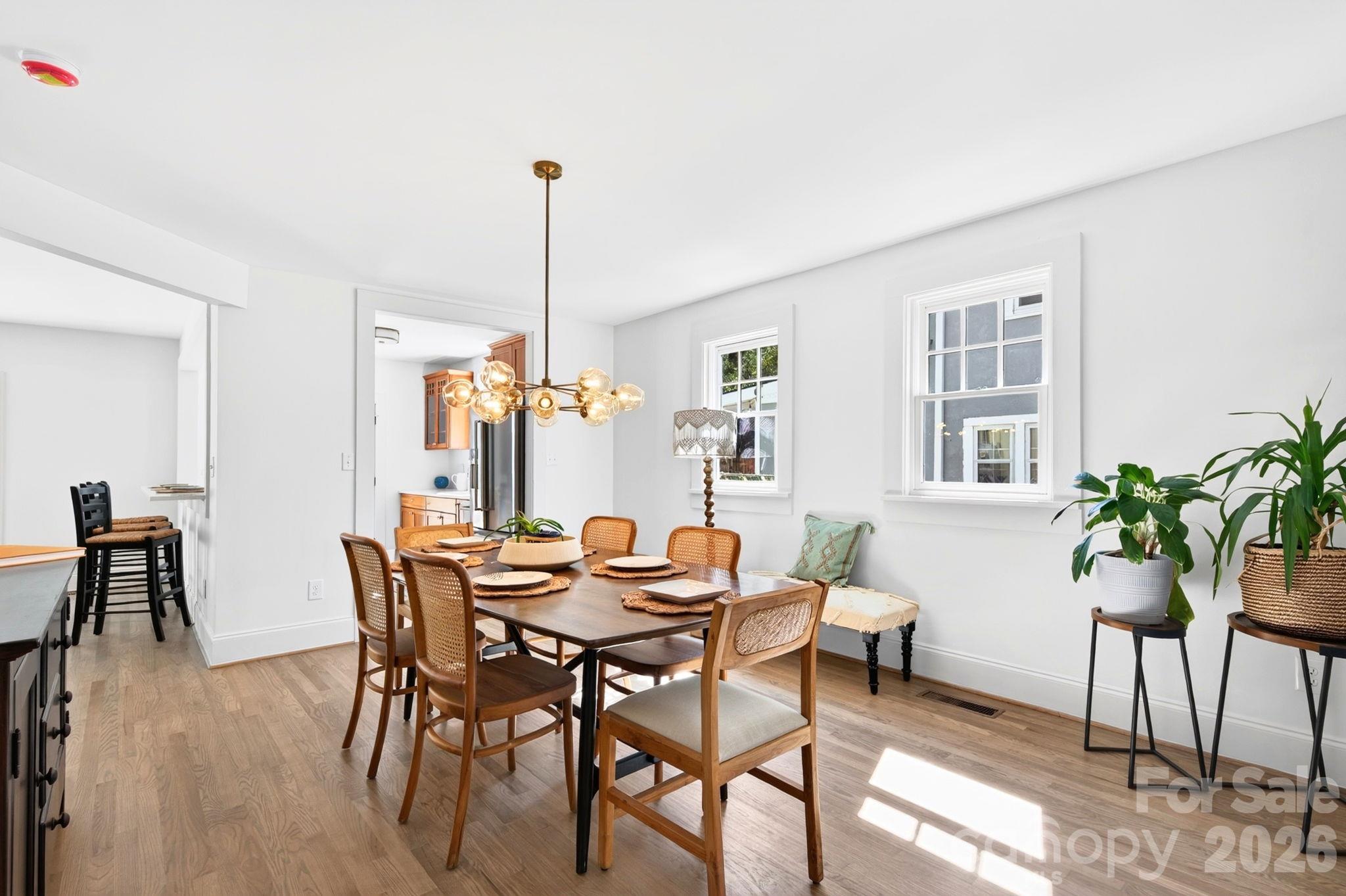 Dining Area with Space to Entertain - 133 Furman Avenue, Asheville