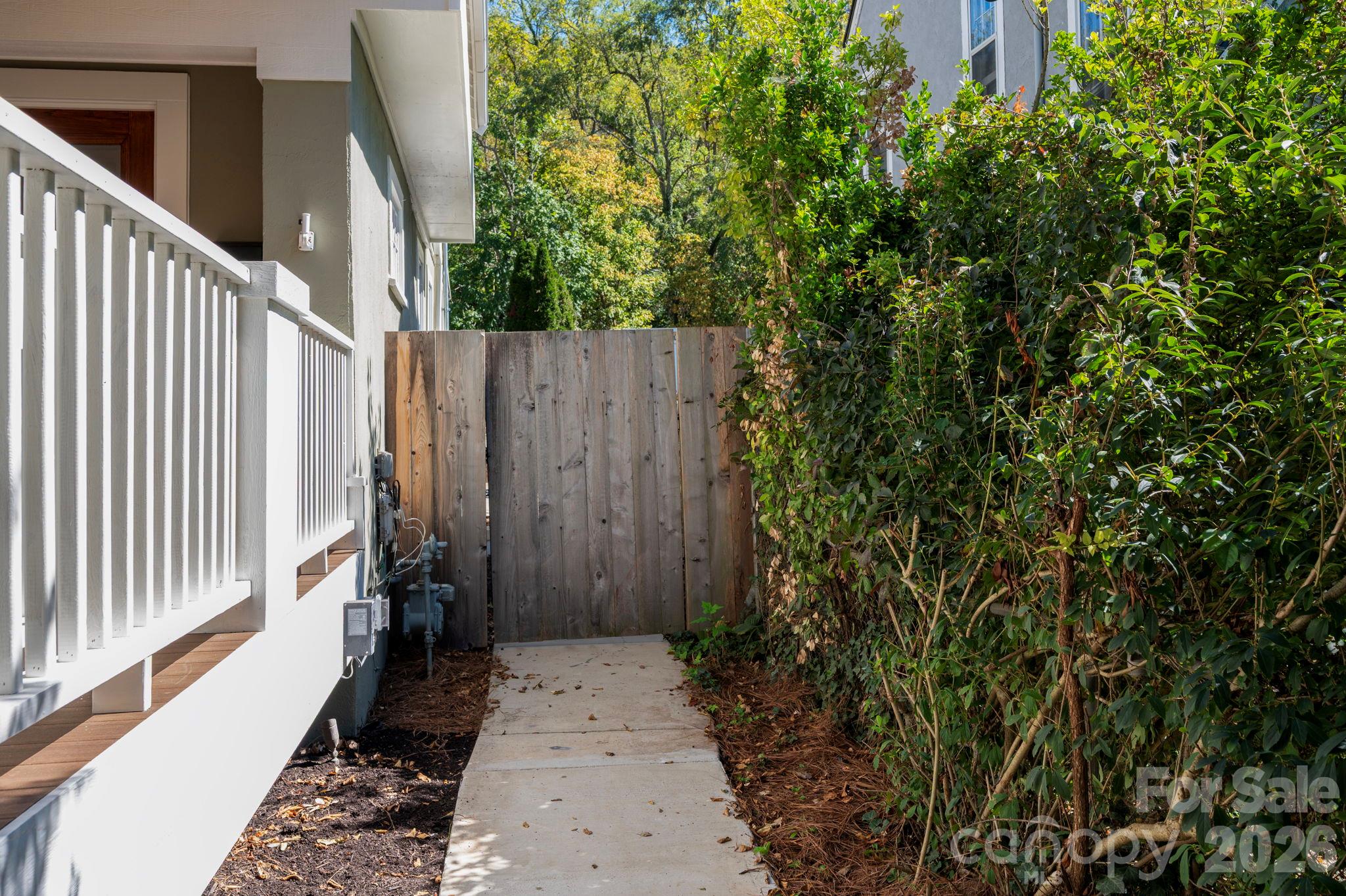 Path Connects Front and Back Yards - 133 Furman Avenue, Asheville