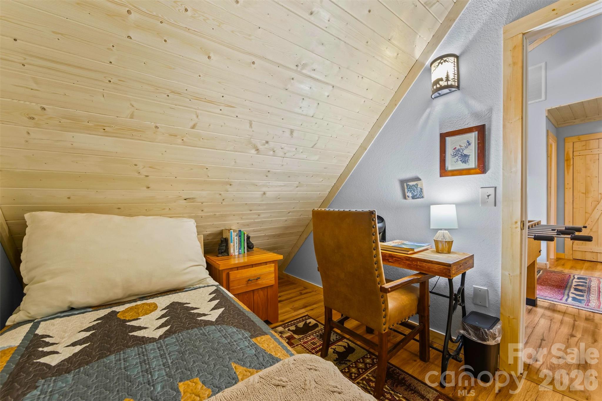 Office decorated as a 4th sleeping area - 588 Panoramic Loop, Maggie Valley