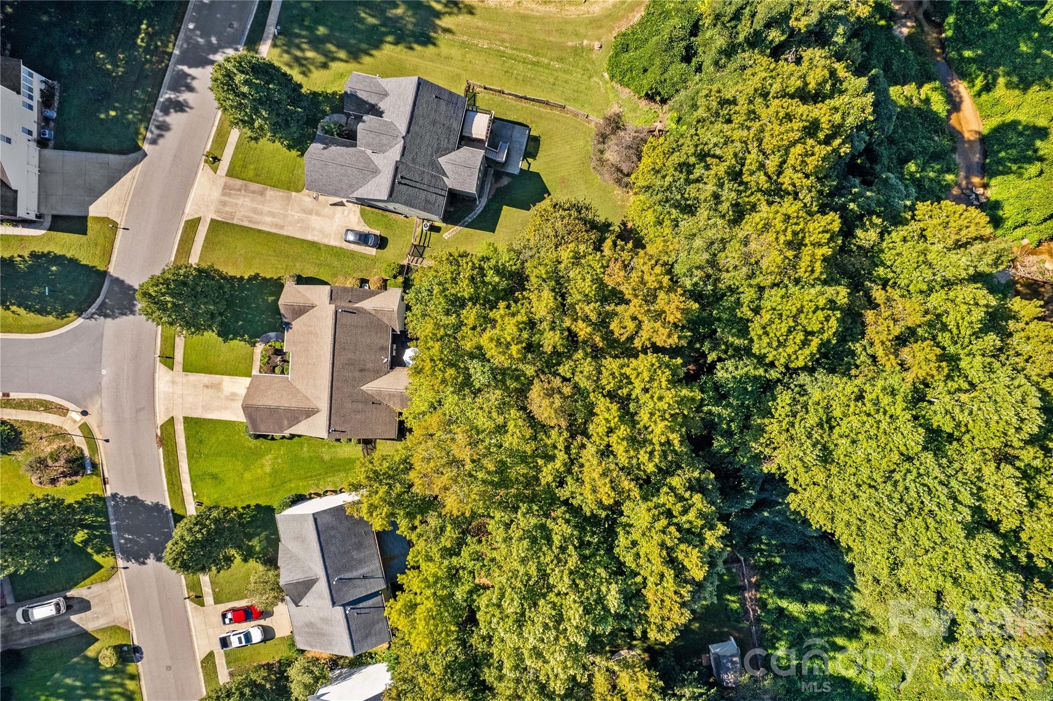 overhead look.Middle home - 133 Flowering Grove Lane, Mooresville