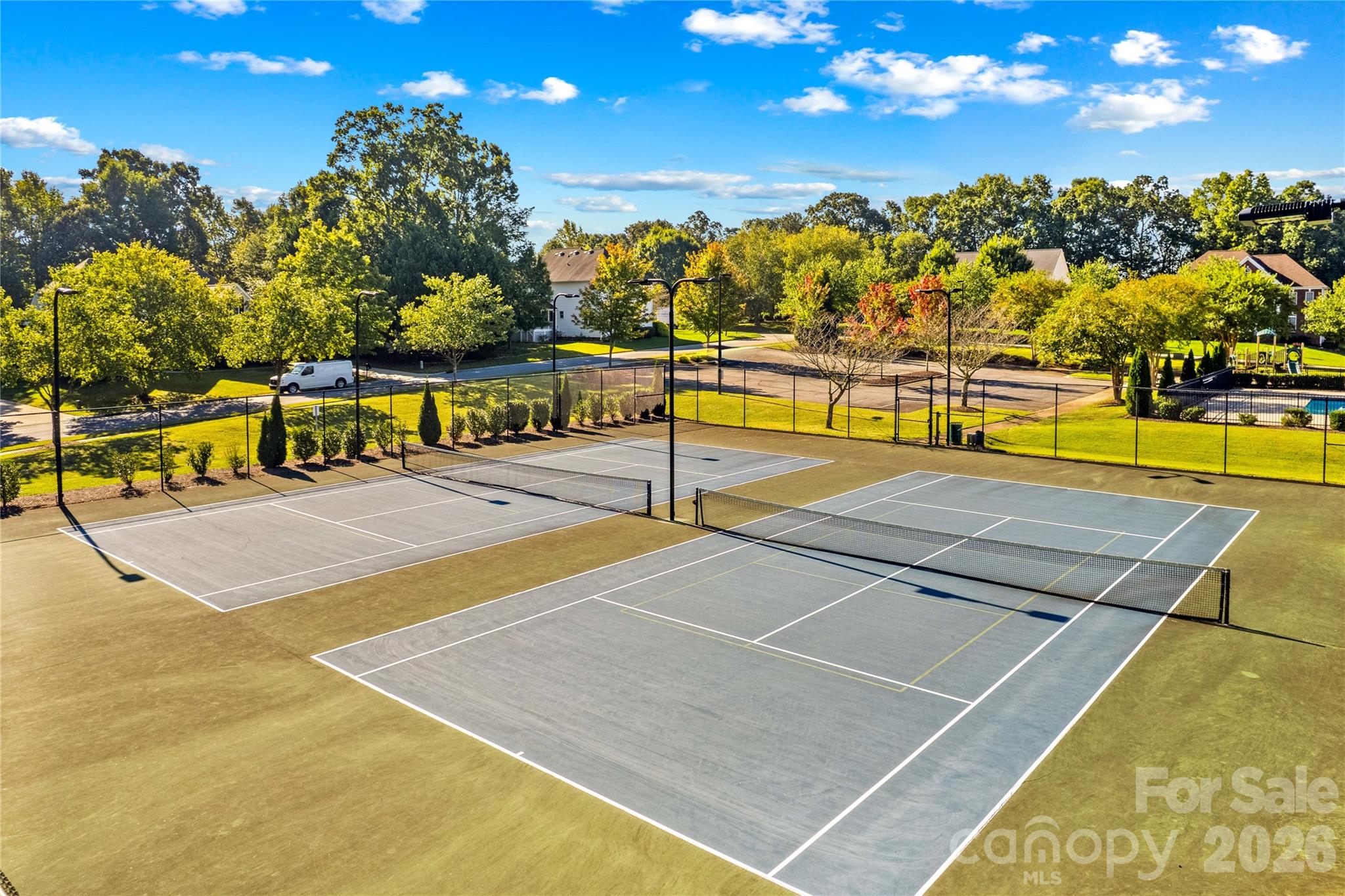 pickleball and tennis courts - 133 Flowering Grove Lane, Mooresville