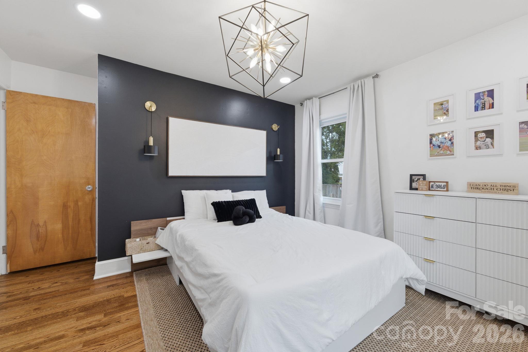 Bedroom on main level - 6520 Candlewood Drive, Charlotte