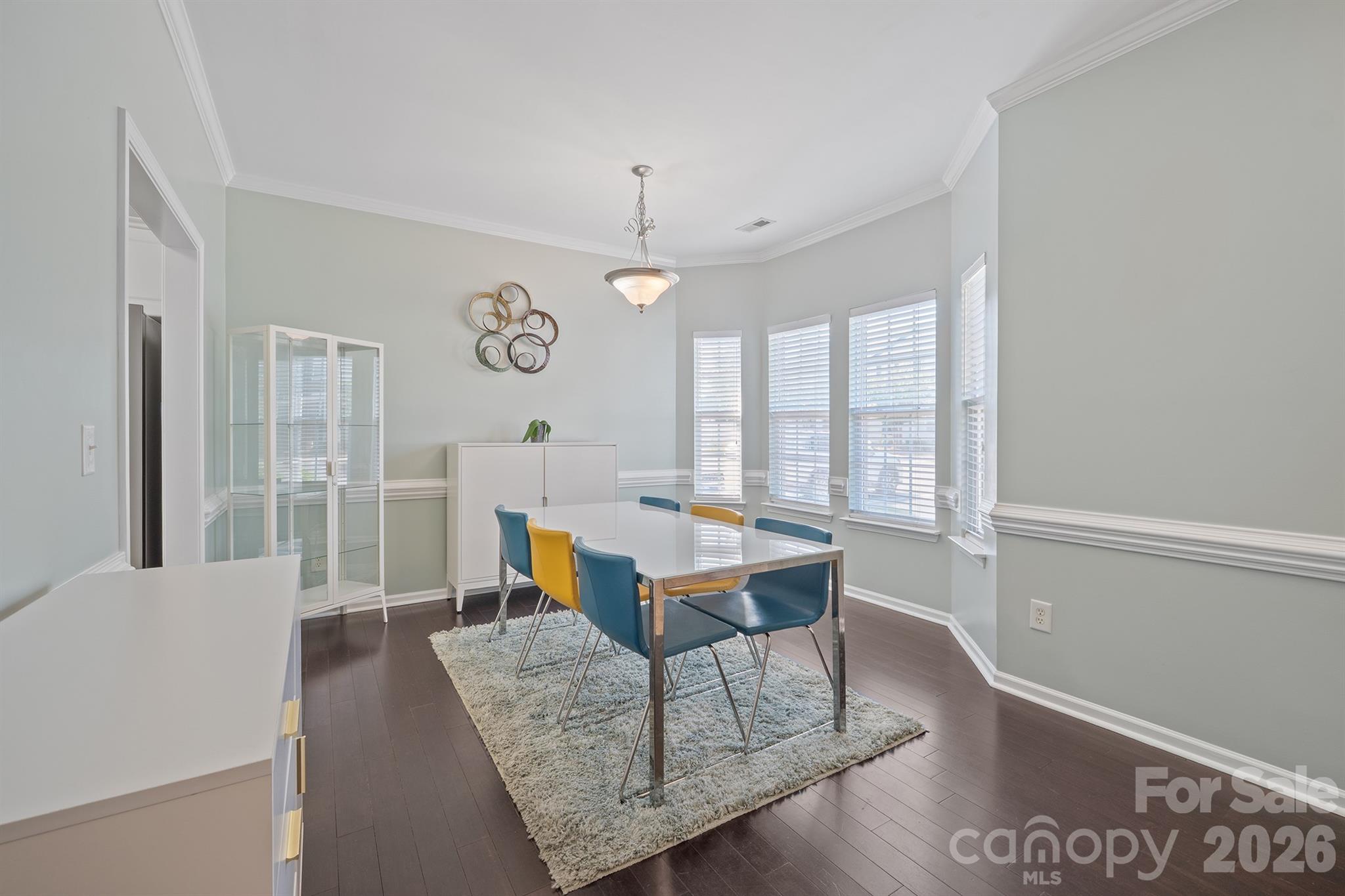 Spacious dining room just outside of the kitchen. - 4144 Kenton Glenn Court NW, Concord