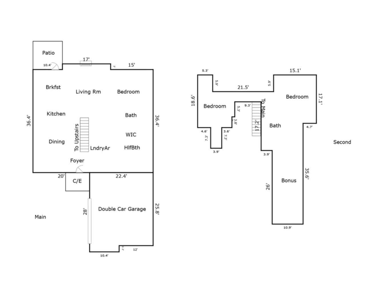 Floor Plan - 149 42nd Avenue Drive NW, Hickory