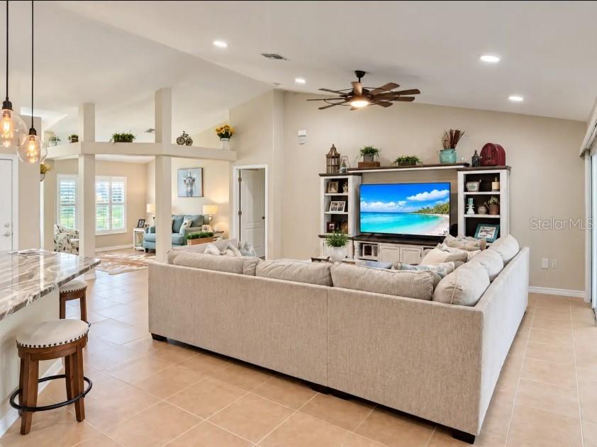 Spacious Living Area - 8251 ARLEWOOD CIR, PORT CHARLOTTE