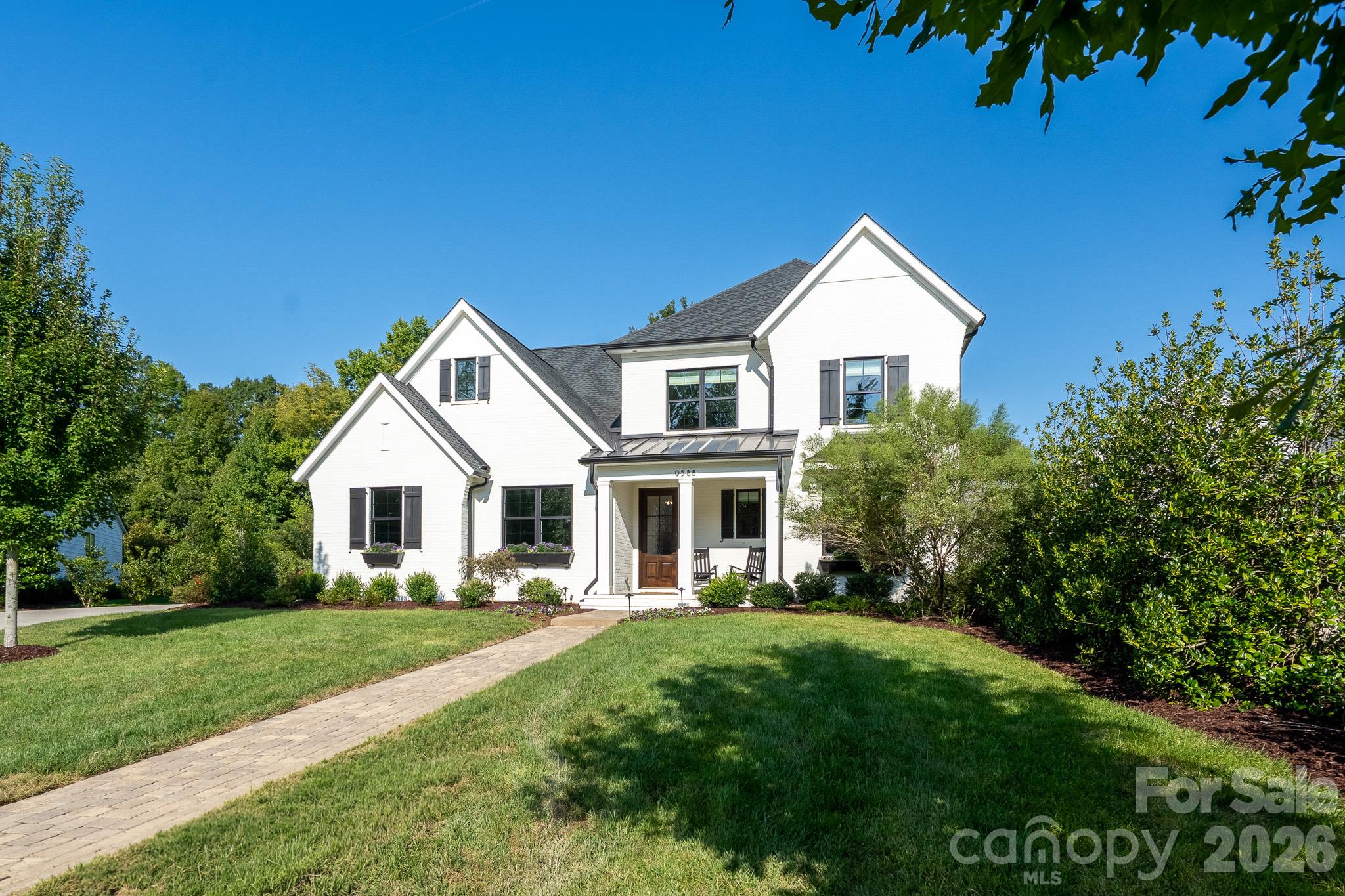 Side angle of front of Home - 9588 Pacing Lane NW, Concord