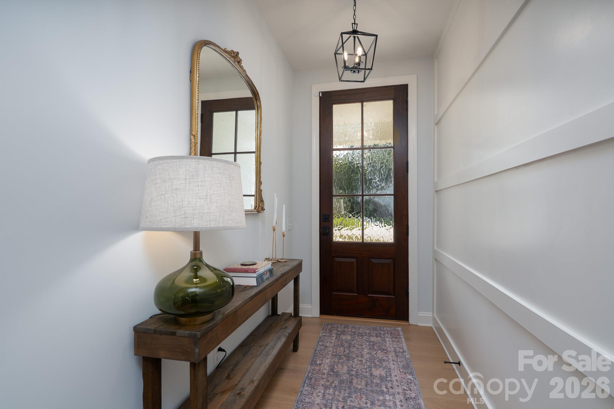 Front Foyer with Solid Wood 6-lite front door - 9588 Pacing Lane NW, Concord