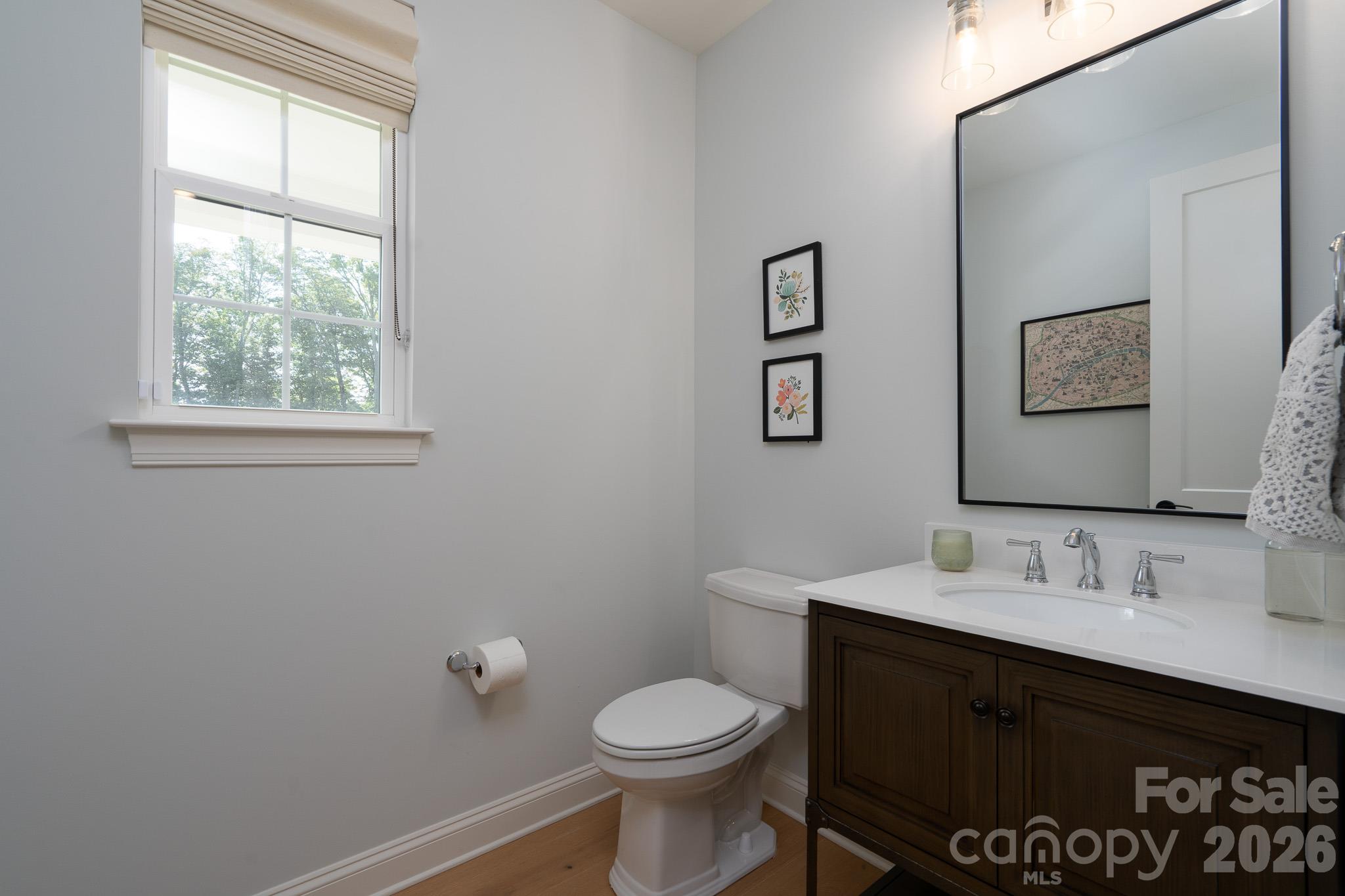Main floor guest half bath - 9588 Pacing Lane NW, Concord