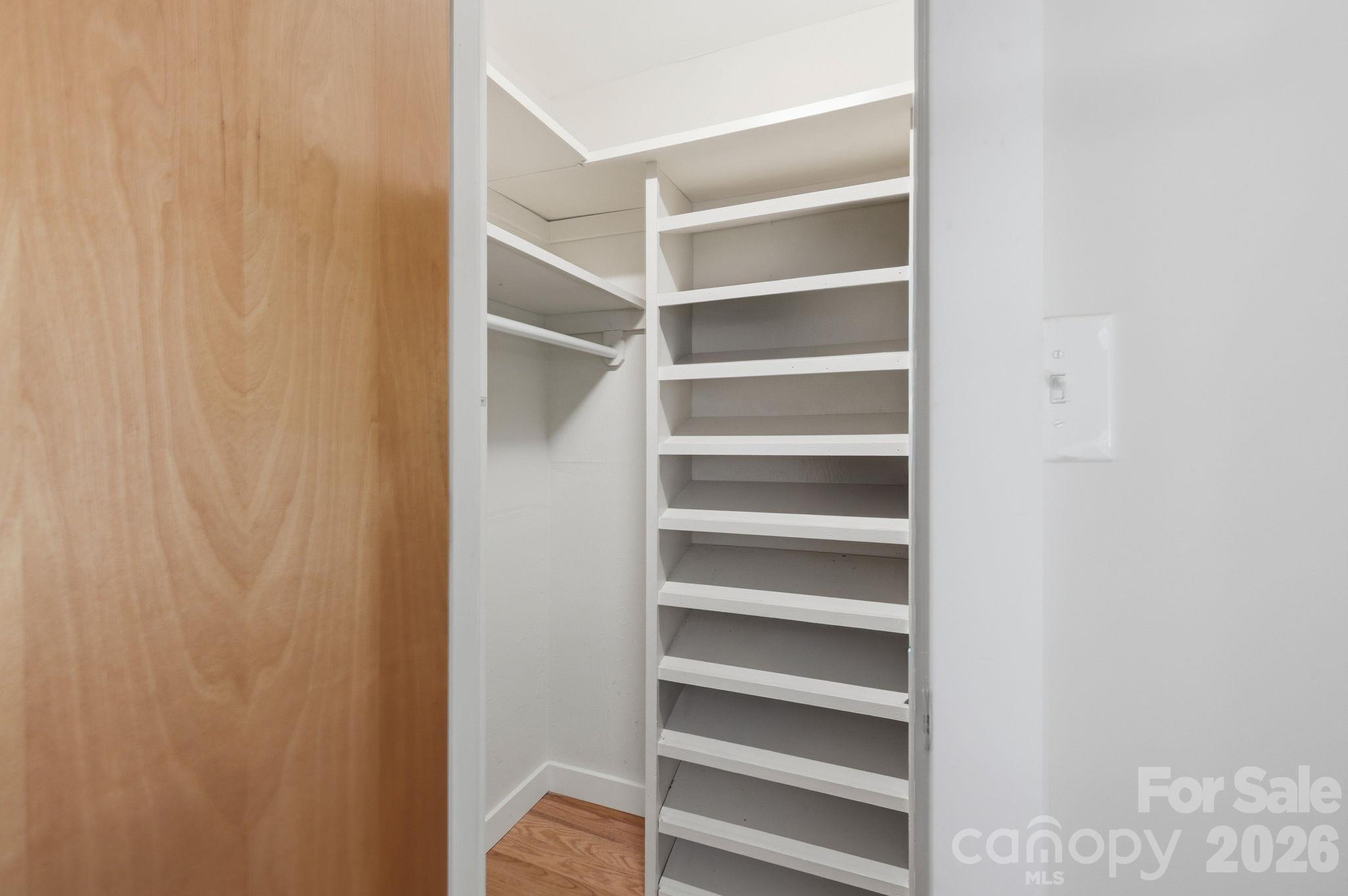 Built in closet system - 16 Melton Drive, Asheville
