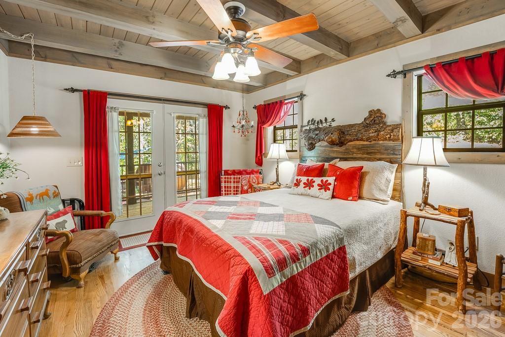 Primary Suite w Patio Access - 111 Elkhound Road, Waynesville