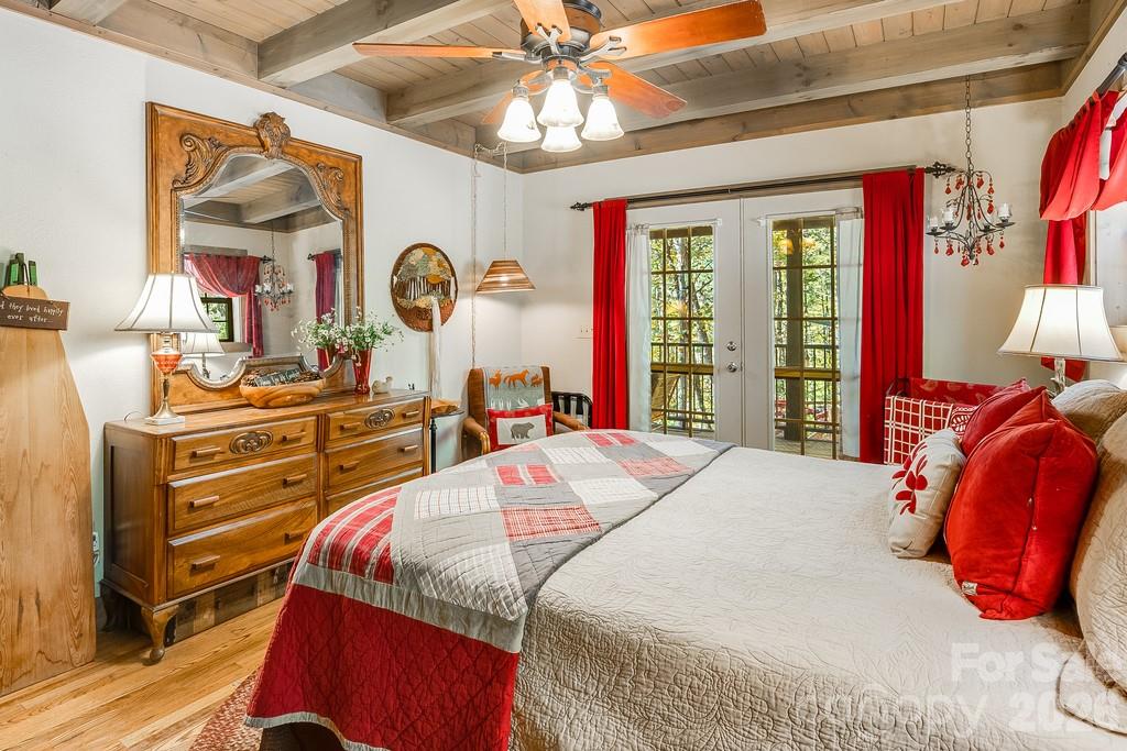 Primary Suite w Patio Access - 111 Elkhound Road, Waynesville