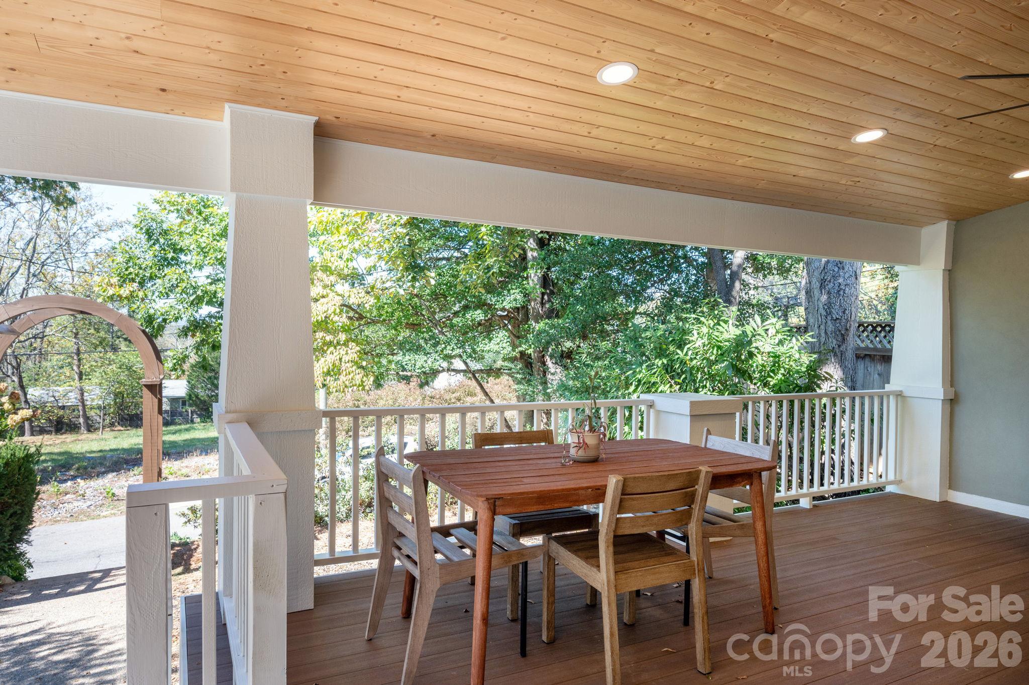 Expanded Front Porch Perfect Dining and Entertaining - 133 Furman Avenue, Asheville