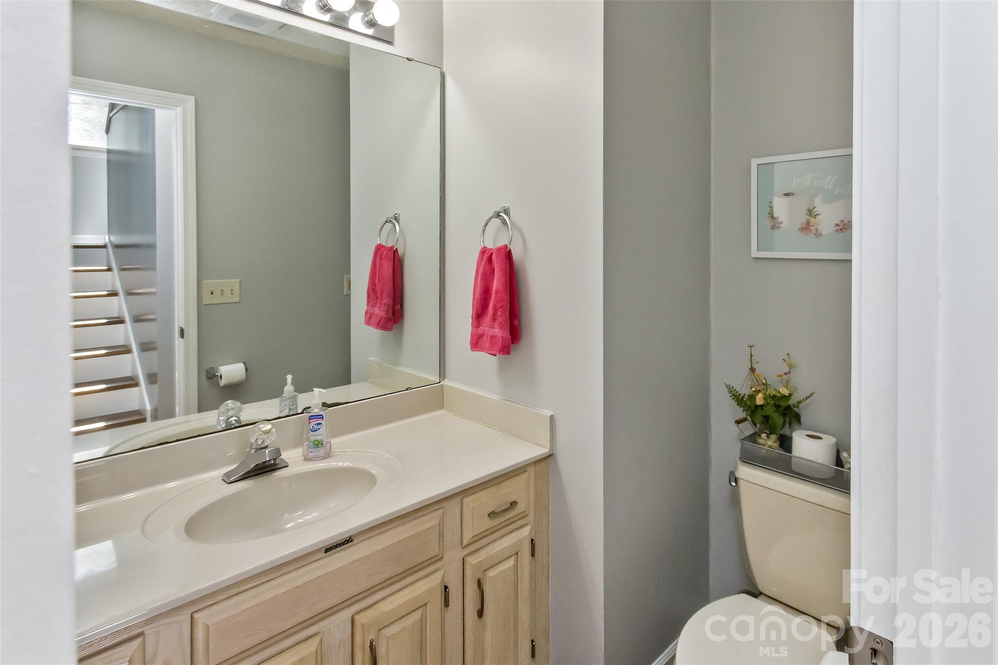 Half bath on Main level - 2911 Middleton Place, Hendersonville