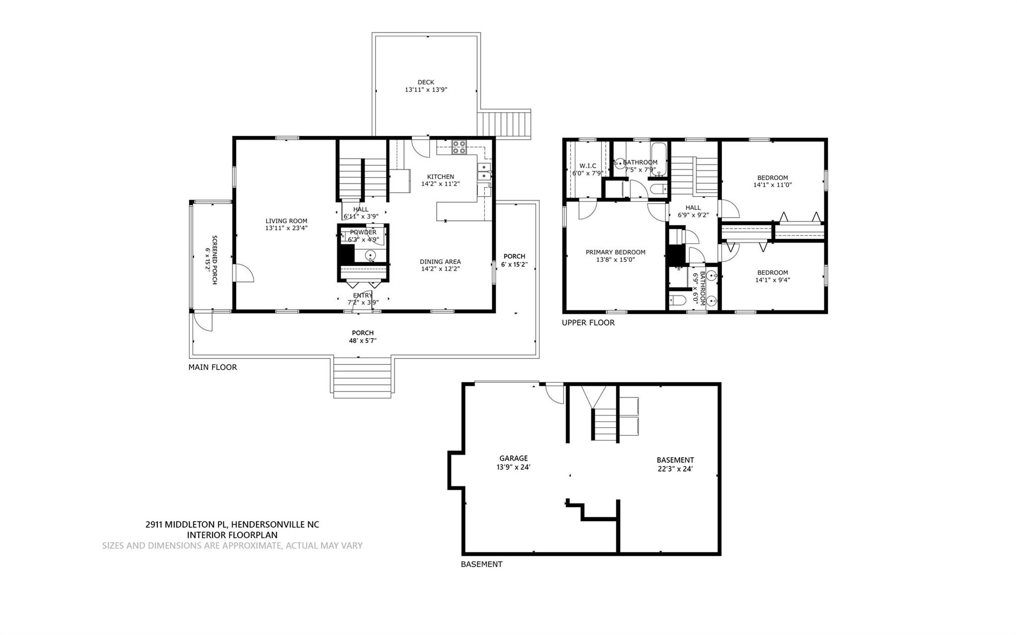 Floor Plan - 2911 Middleton Place, Hendersonville