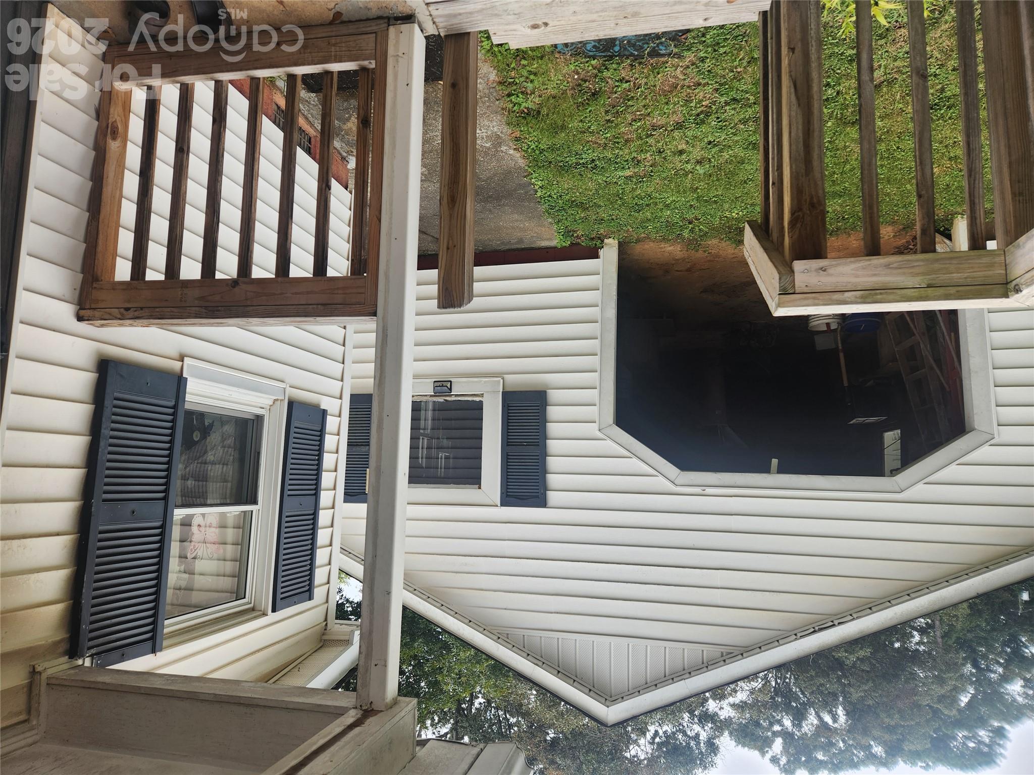 Garage from Porch at Kitchen Door - 1327 21st Street Street NE, Hickory