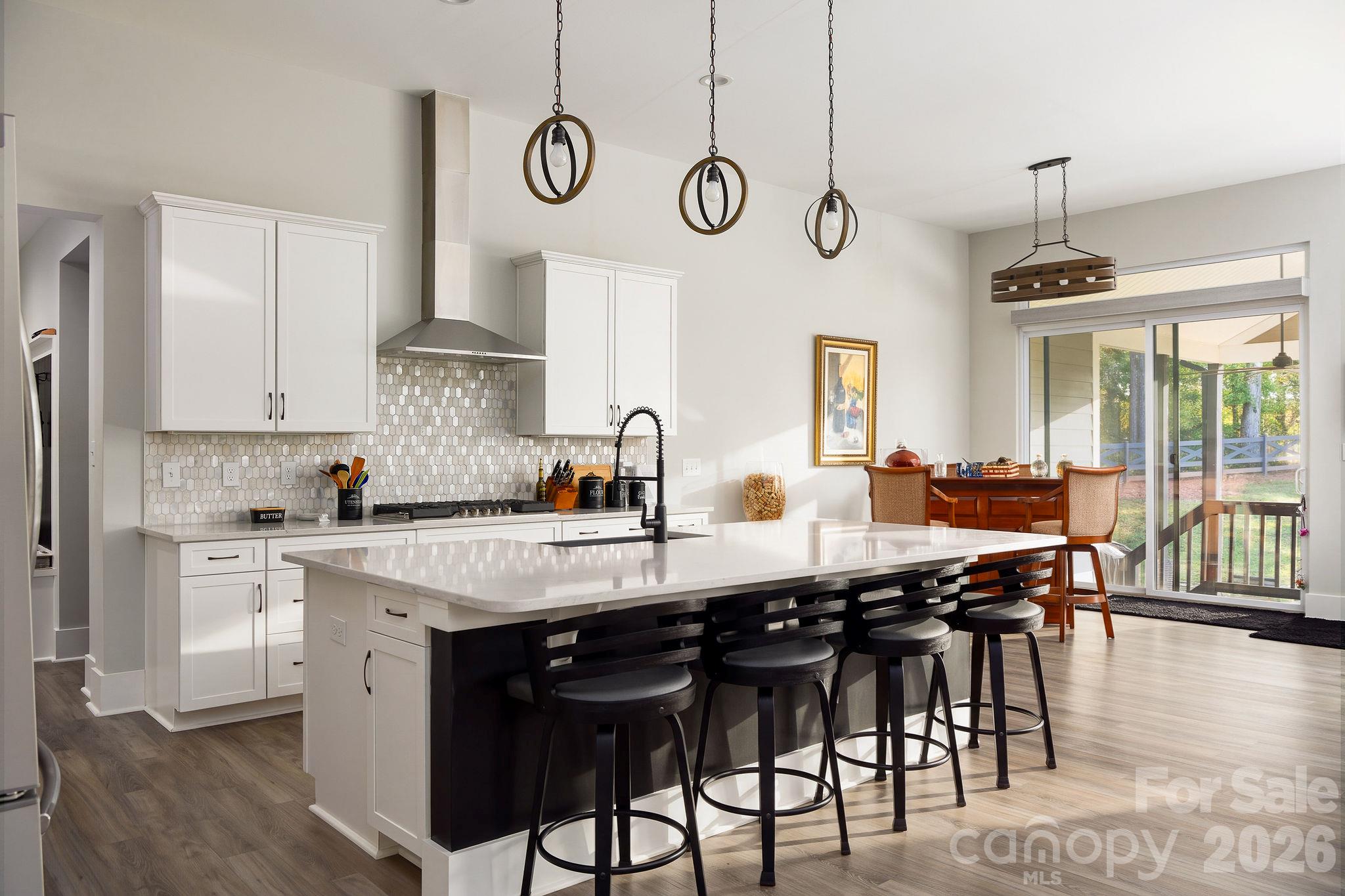 Huge kitchen island with plenty of storage! - 295 Rhode Island Court, Mocksville