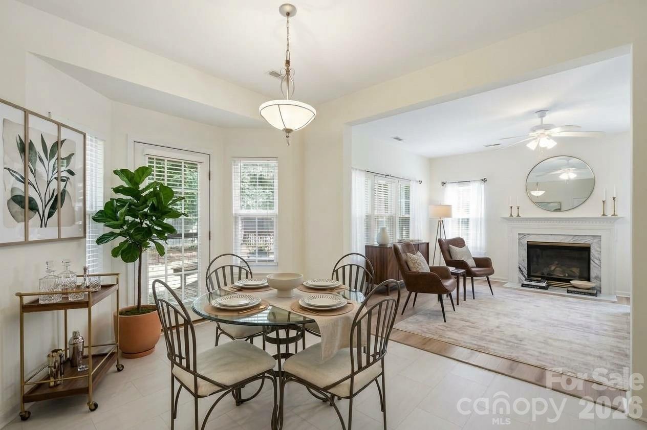 Virtually Staged Breakfast - 7202 Red Bush Court, Indian Trail