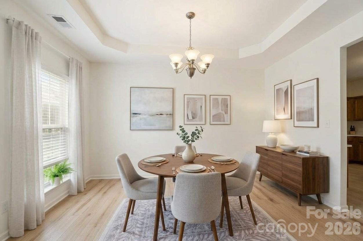 Virtually Staged Dining - 7202 Red Bush Court, Indian Trail