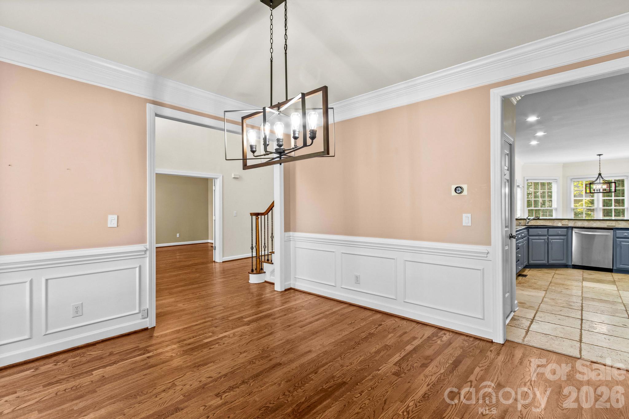 Dining room is spacious and has direct access to kitchen. - 12822 Cadgwith Cove Drive, Huntersville