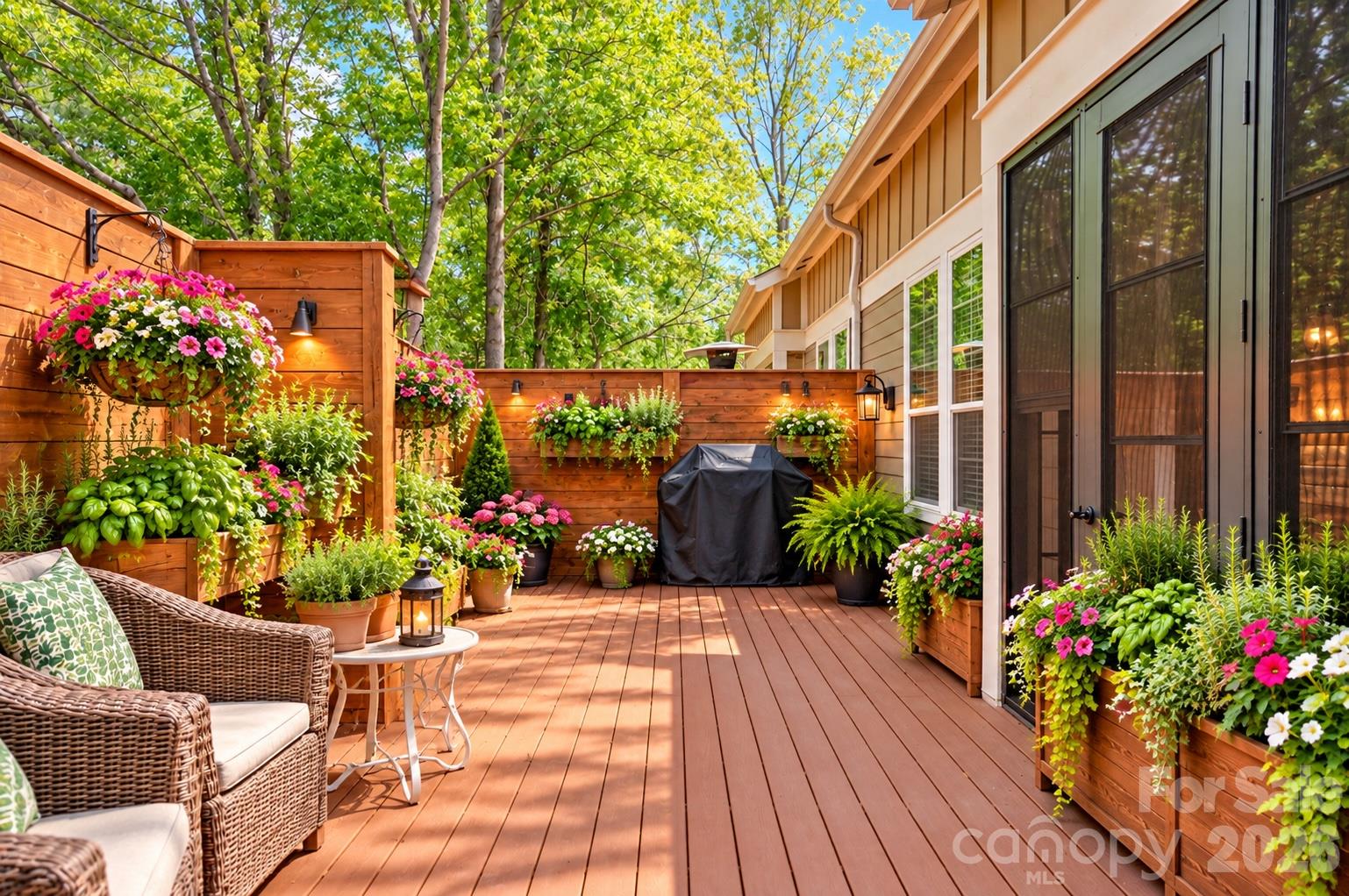 back deck featuring - 552 Sweet Birch Park Lane, Black Mountain