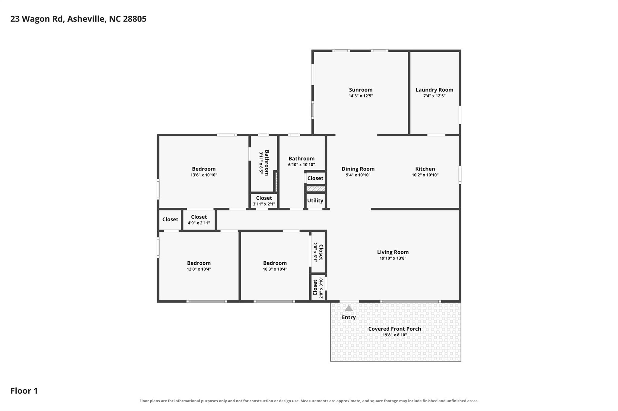 Floor Plan - 23 Wagon Road, Asheville